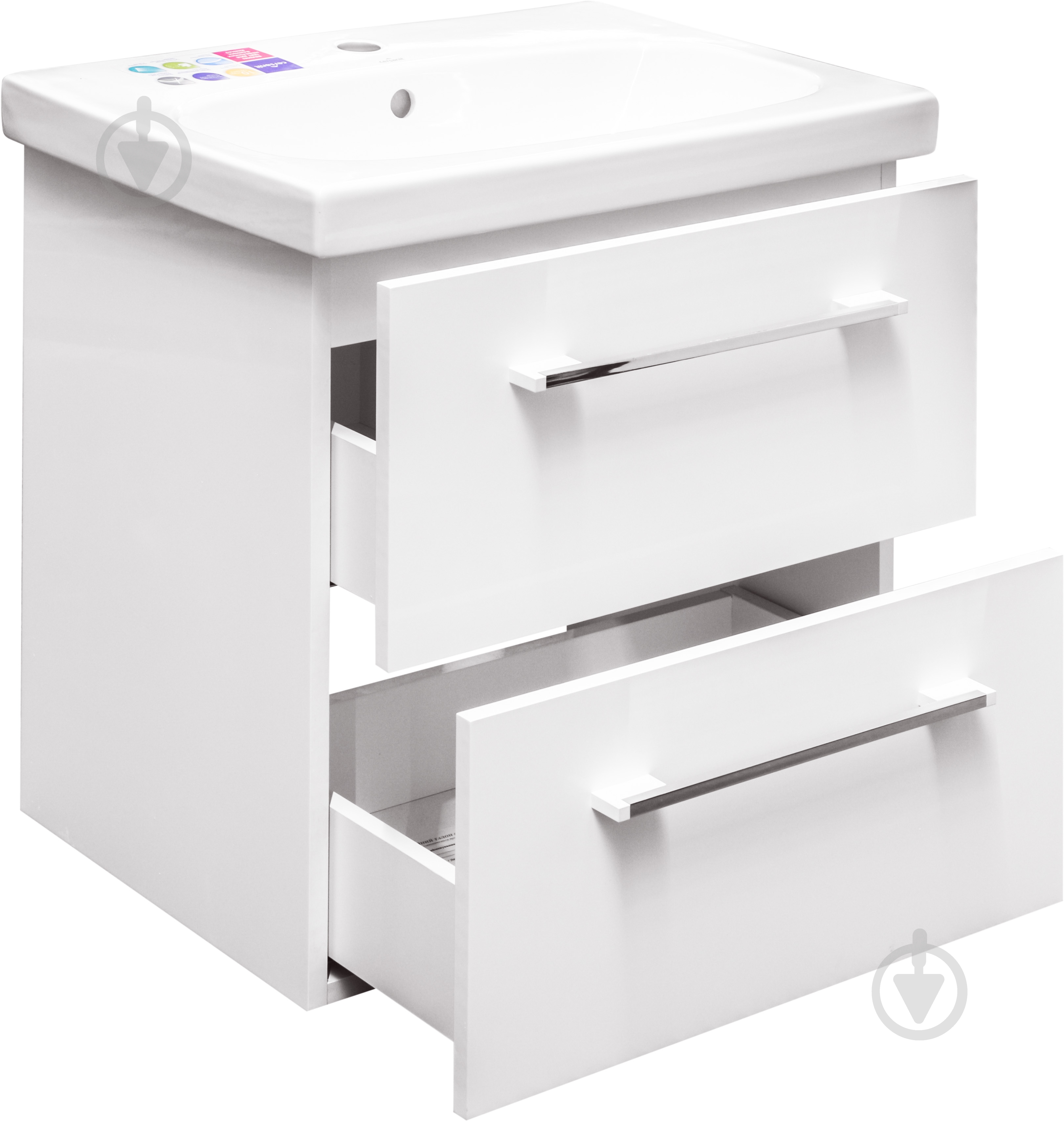 Тумба підвісна Сансервіс Start 60 з умивальником Como 60 - фото 2 Тумба підвісна Сансервіс Start 60 з умивальником Como 60 - фото 2