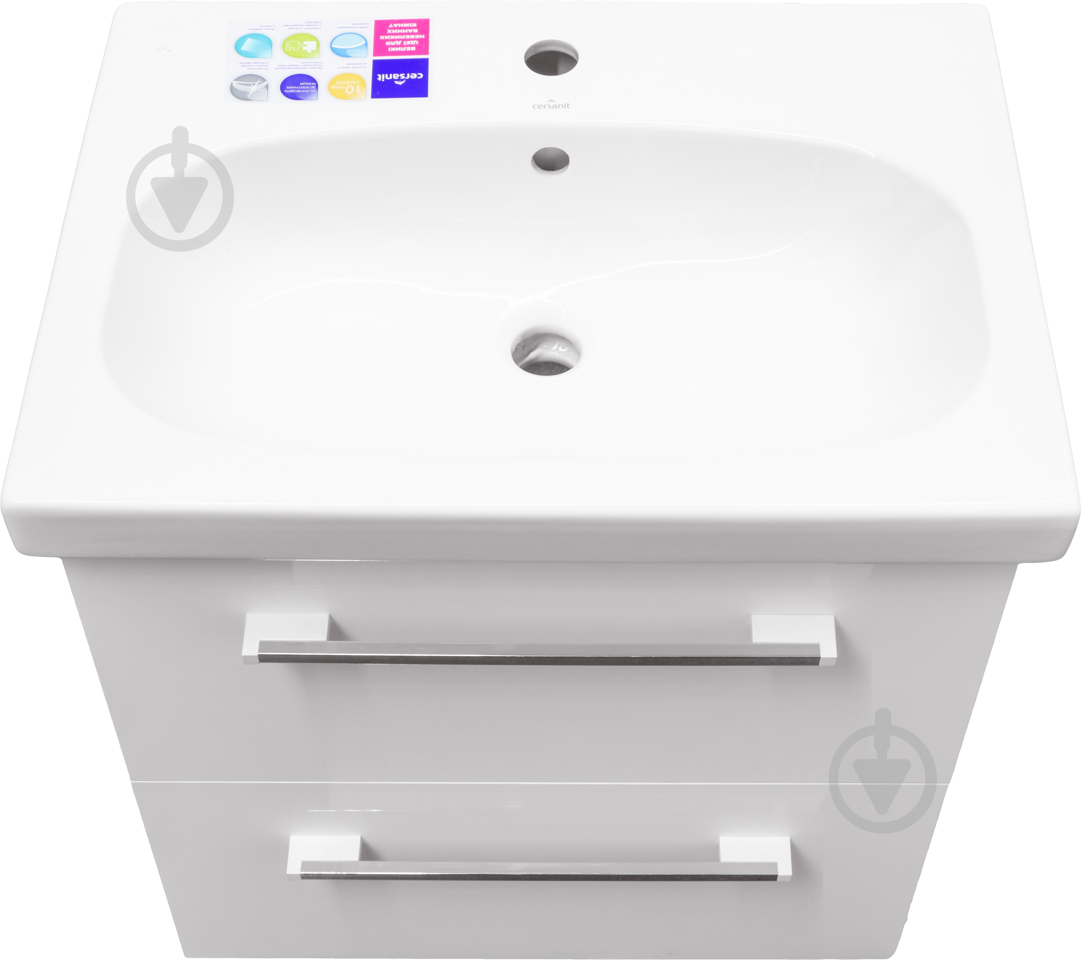 Тумба підвісна Сансервіс Start 60 з умивальником Como 60 - фото 4 Тумба підвісна Сансервіс Start 60 з умивальником Como 60 - фото 4