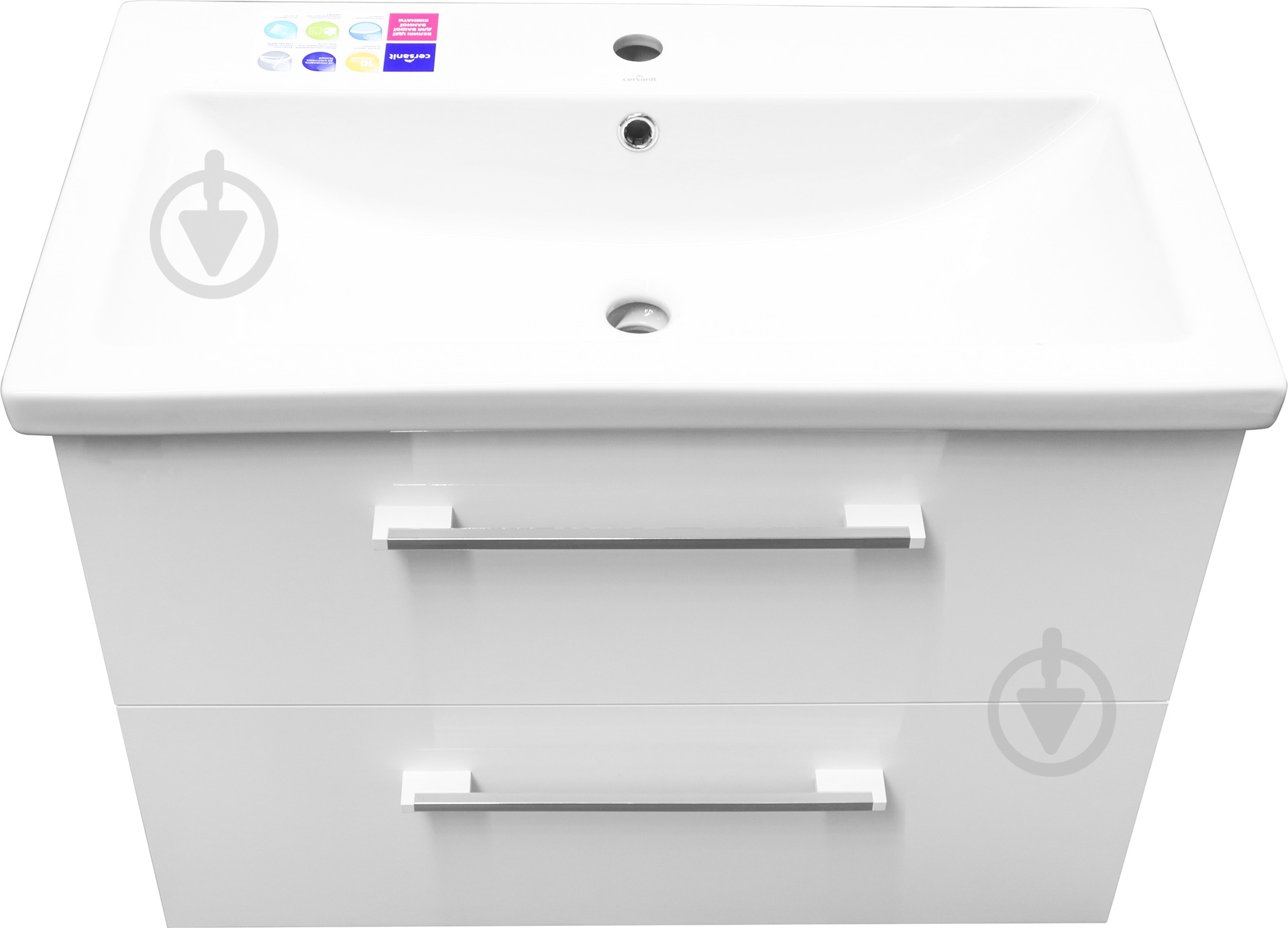 Тумба подвесная Сансервіс Start с умывальником Como 80 - фото 3