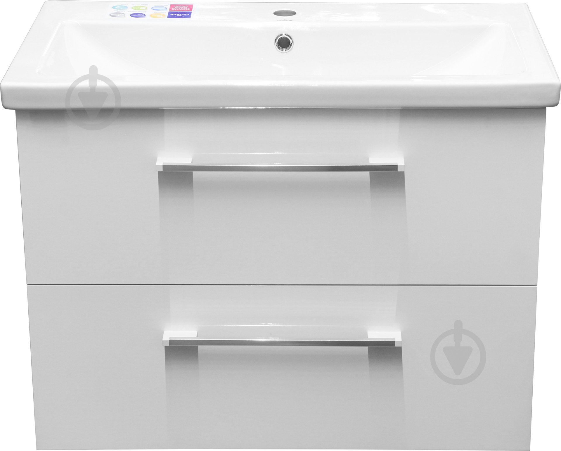 Тумба подвесная Сансервіс Start с умывальником Como 80 - фото 2