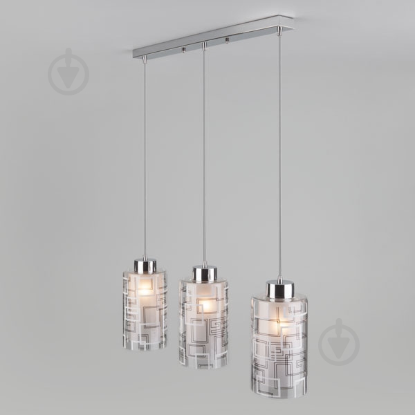 ВІТРИНА! Підвіс Strotskis Stella 50002/3 3x60 Вт E27 хром - фото 2