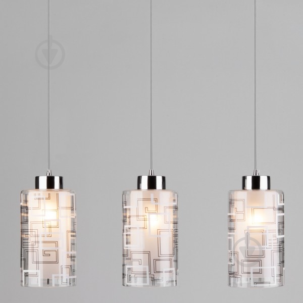 ВІТРИНА! Підвіс Strotskis Stella 50002/3 3x60 Вт E27 хром - фото 3