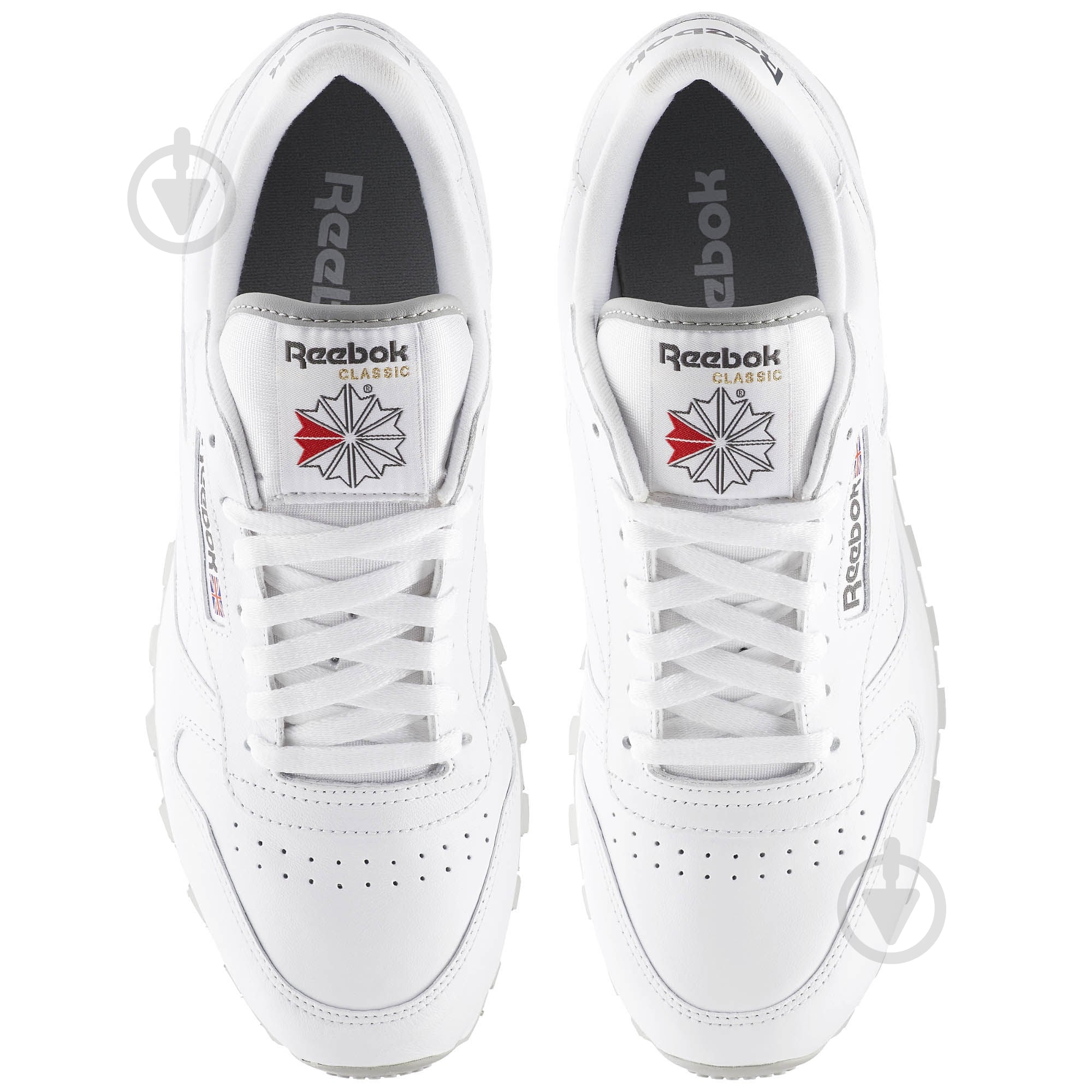 Кроссовки мужские демисезонные Reebok CL LTHR 2214 р.41 белые - фото 2