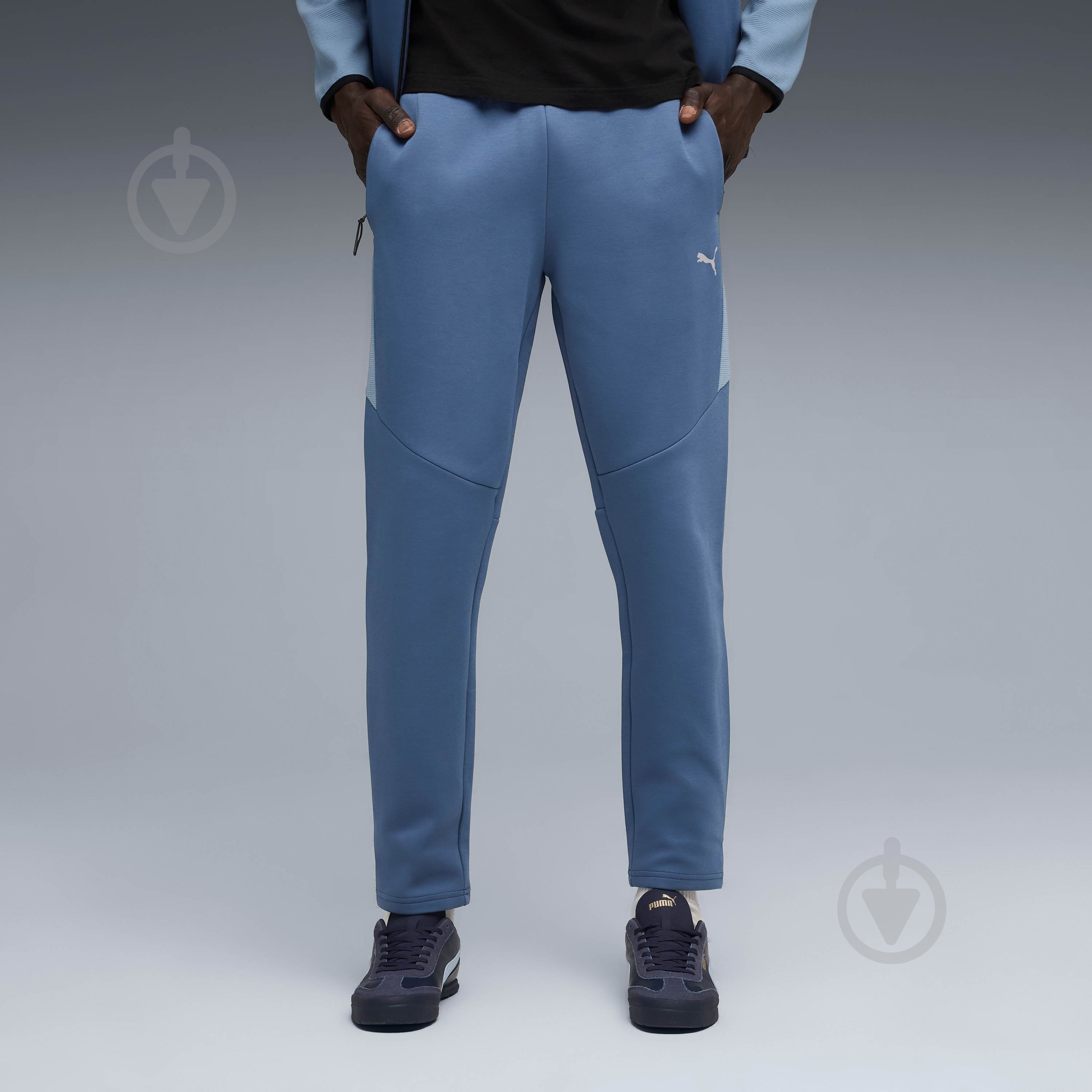 Штани Puma EVOSTRIPE PANTS DK 68823480 р. 2XL синій - фото 1 Штани Puma EVOSTRIPE PANTS DK 68823480 р. 2XL синій - фото 1