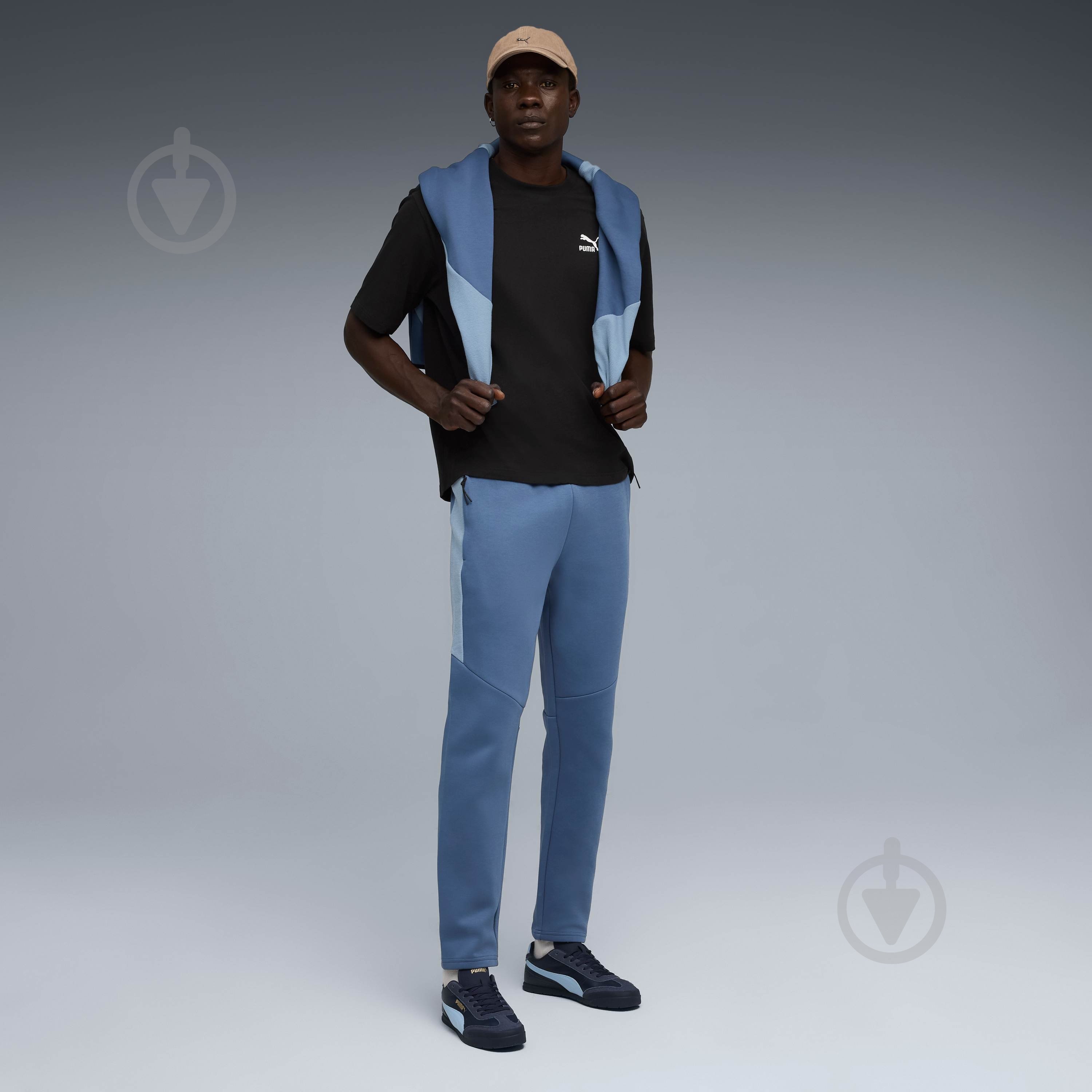 Штани Puma EVOSTRIPE PANTS DK 68823480 р. 2XL синій - фото 3 Штани Puma EVOSTRIPE PANTS DK 68823480 р. 2XL синій - фото 3