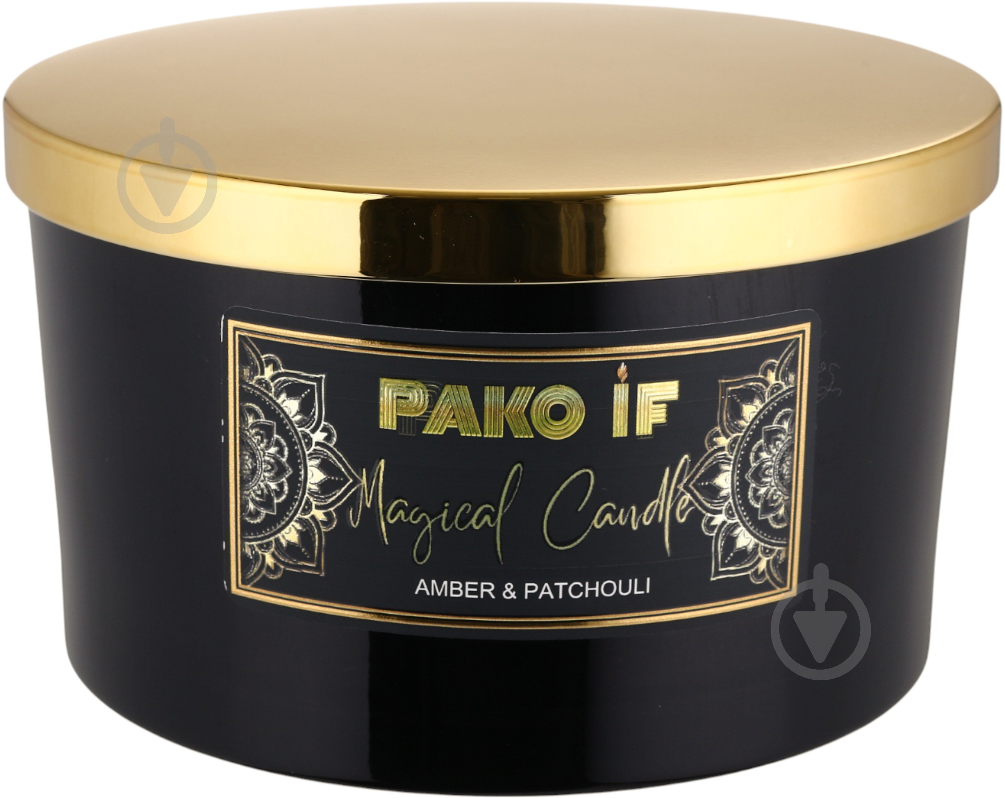 Свеча ароматическая Pako-If Magical candle 130x80 мм Amber&Patchouli - фото 1 Свеча ароматическая Pako-If Magical candle 130x80 мм Amber&Patchouli - фото 1