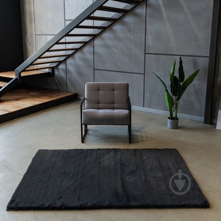 Килимок Dariana Rabbit Classic 160x220 см dark grey - фото 5