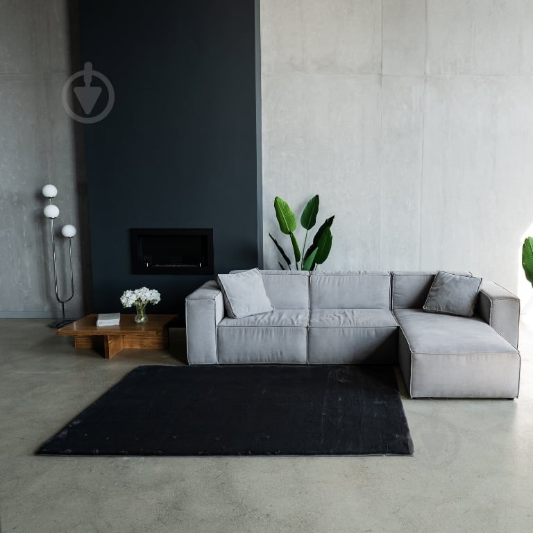 Килимок Dariana Rabbit Classic 160x220 см dark grey - фото 3