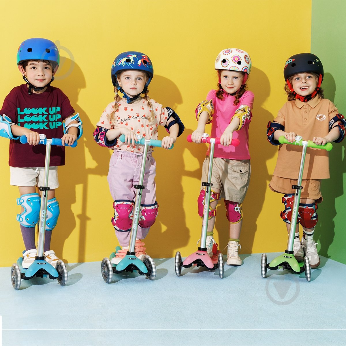 Самокат Micro серии Mini Deluxe Glow LED ледяной лайм MMD216 - фото 10