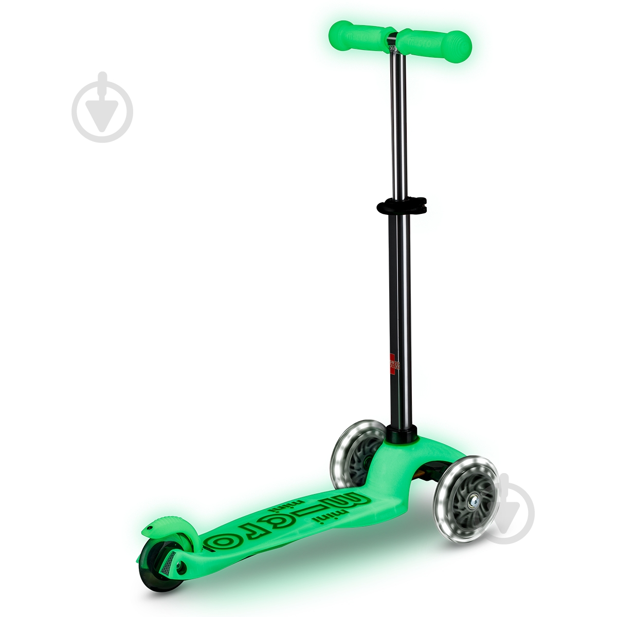 Самокат Micro серии Mini Deluxe Glow LED ледяной лайм MMD216 - фото 4
