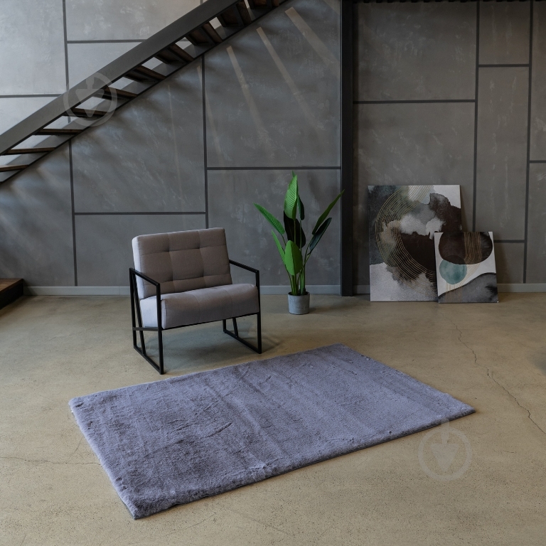 Коврик Dariana Rabbit Classic 120x180 см gray - фото 2