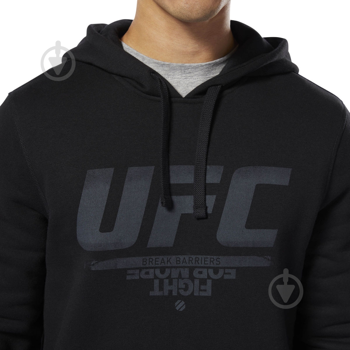 Джемпер Reebok UFC FG PULLOVER DQ2005 р. L черный - фото 3