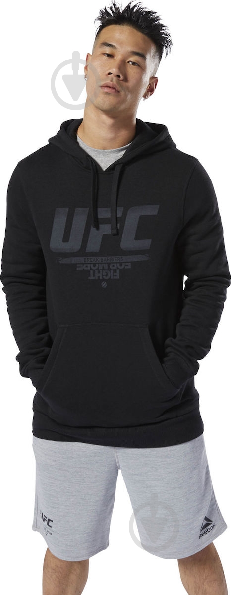 Джемпер Reebok UFC FG PULLOVER DQ2005 р. L черный - фото 4