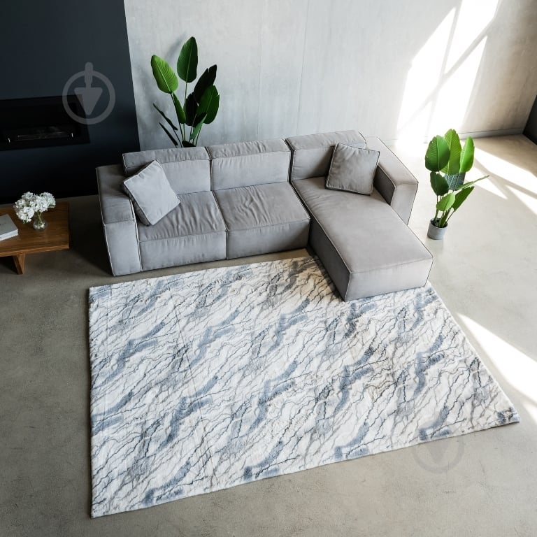 Ковер Dariana Marble 204х300 см white - фото 2