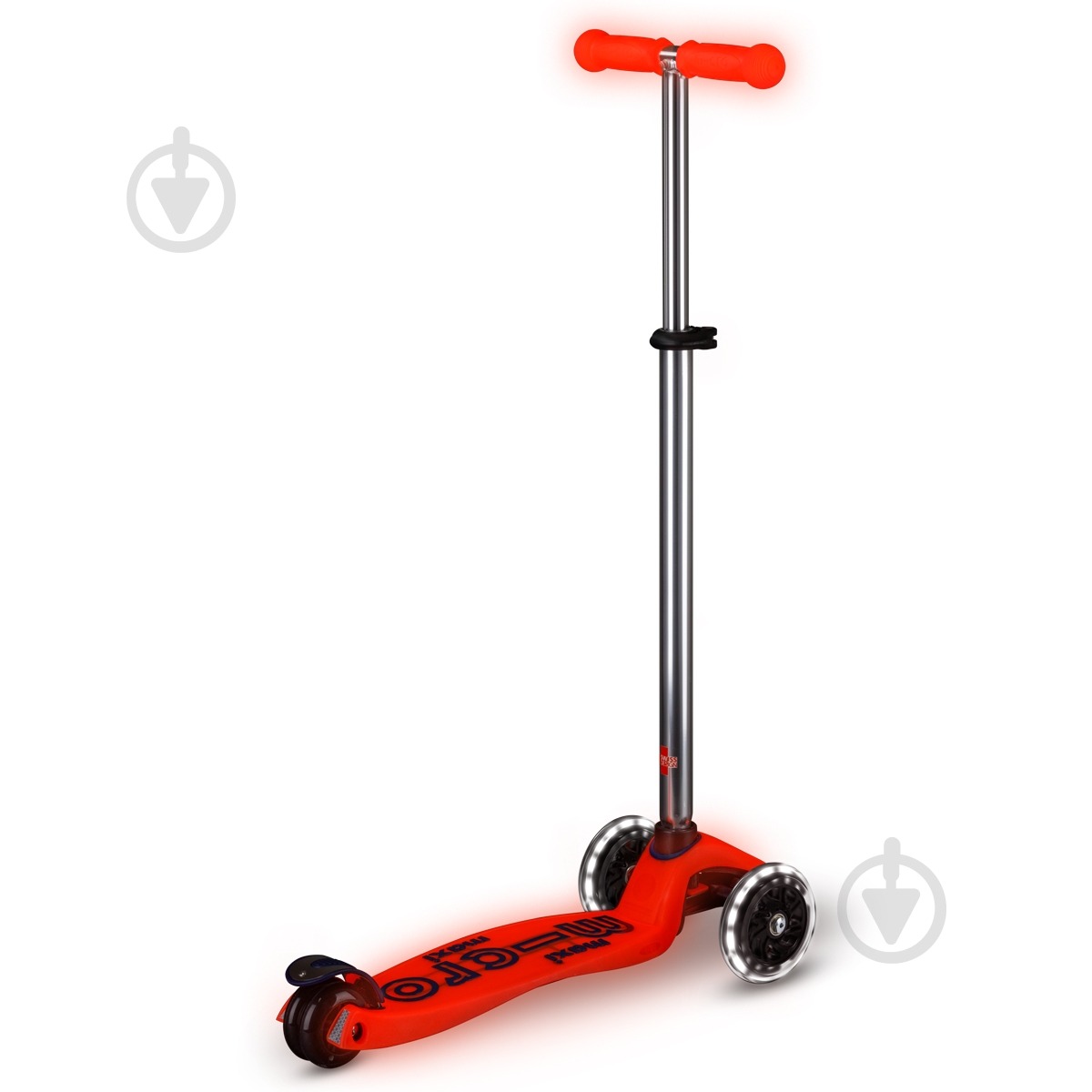 Самокат Micro серии Maxi Deluxe Glow LED красная аура MMD368 - фото 3 Самокат Micro серии Maxi Deluxe Glow LED красная аура MMD368 - фото 3