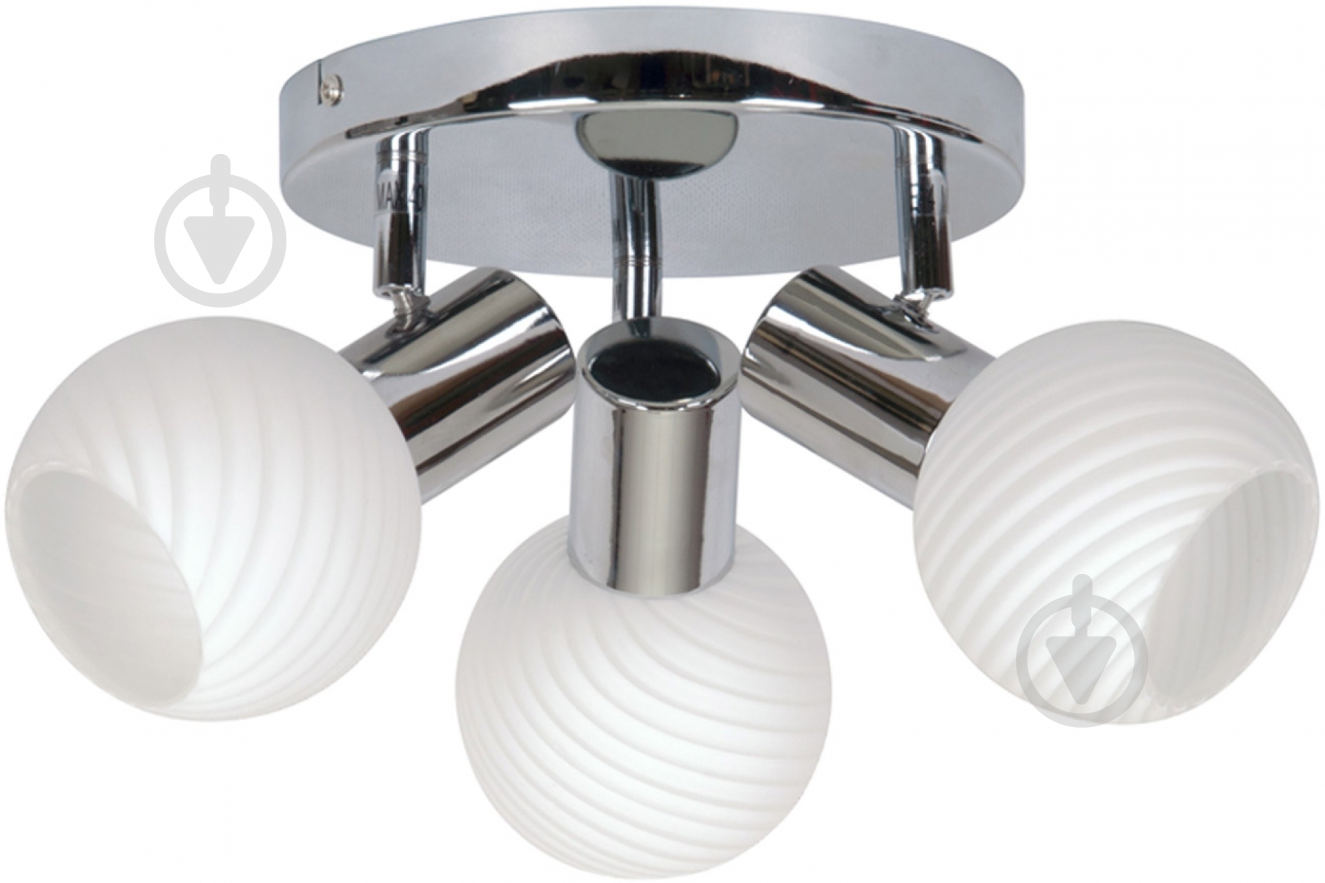 Спот Candellux TURNO 3x40 Вт E14 хром 98-10940 - фото 1