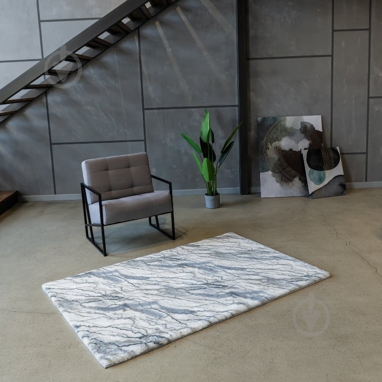 Ковер Dariana Marble 120x180 см white - фото 4