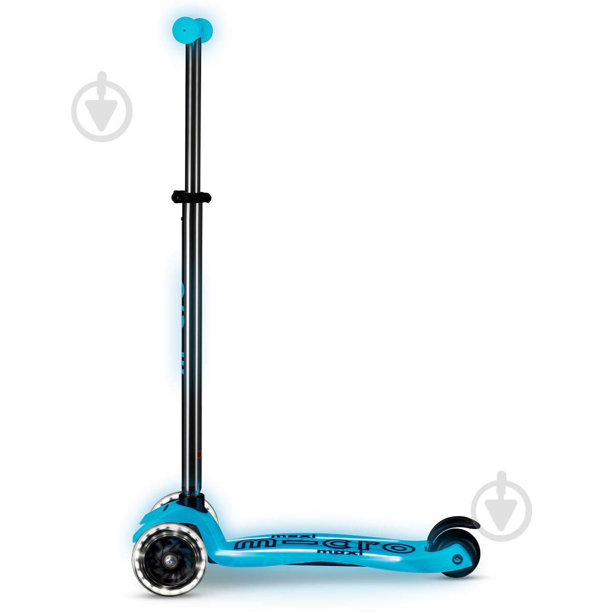 Самокат Micro серії Maxi Deluxe Glow LED Plus синій кришталь MMD377 - фото 2 Самокат Micro серії Maxi Deluxe Glow LED Plus синій кришталь MMD377 - фото 2