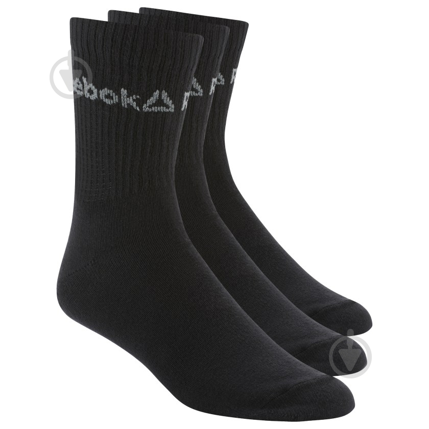 Носки Reebok DU2971 р.47-49 черный 3 шт. - фото 1