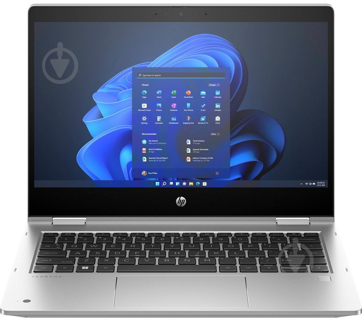 Ноутбук HP Probook x360 435 G10 13,3" (AD0Y1ET) pike silver - фото 1