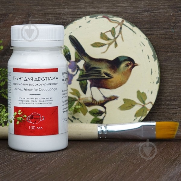 Грунт для декупажа 100 мл ТАИР - фото 3 Грунт для декупажа 100 мл ТАИР - фото 3