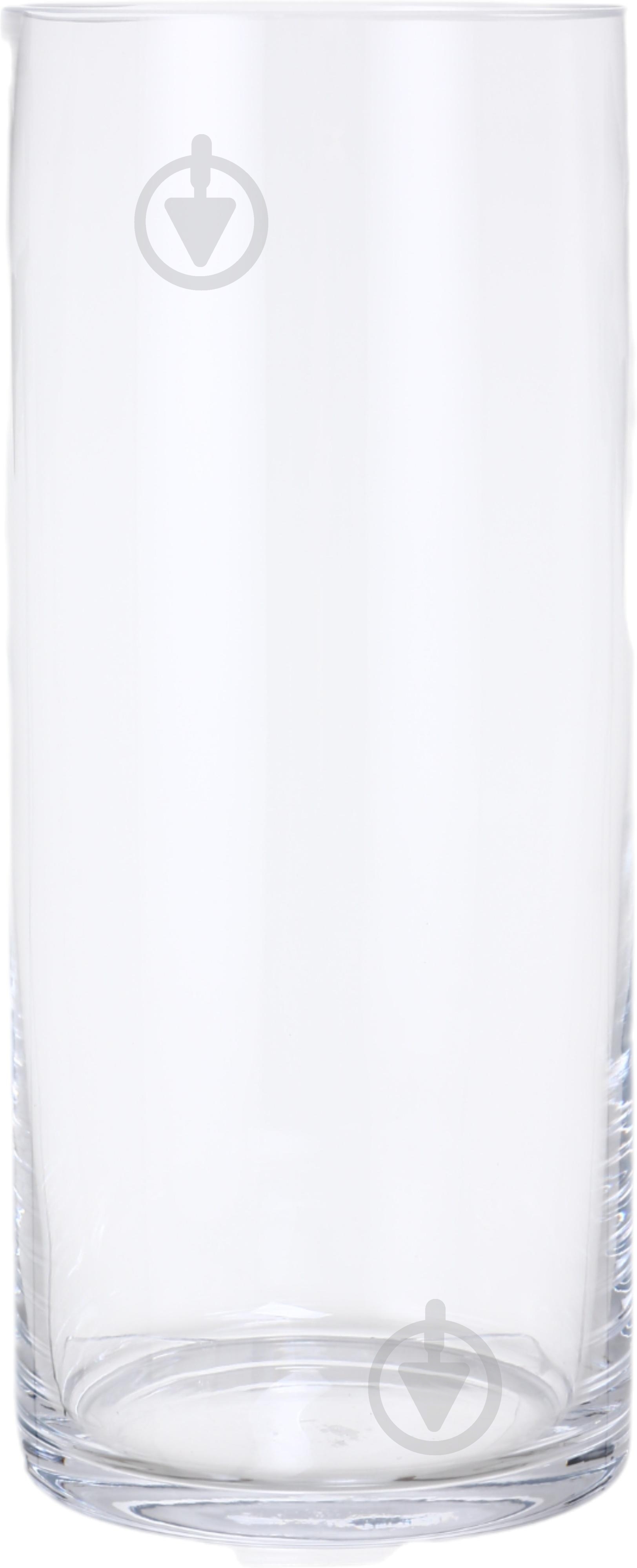Ваза скляна Wrzesniak Glassworks Циліндр 35 см прозора 17-319B - фото 3