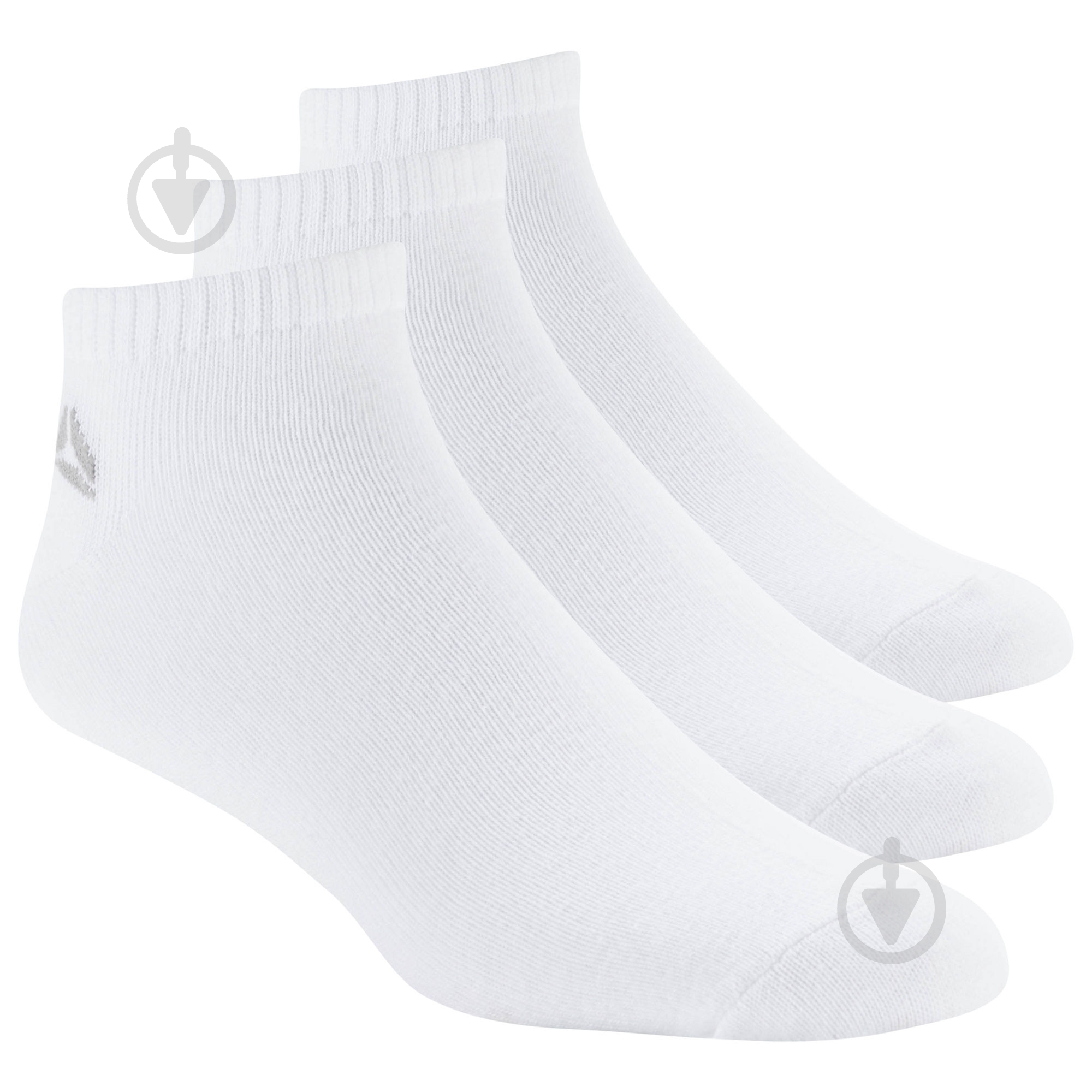 Носки Reebok ACT CORE INSIDE SOC DU2991 р.47-49 белый 3 шт. - фото 1