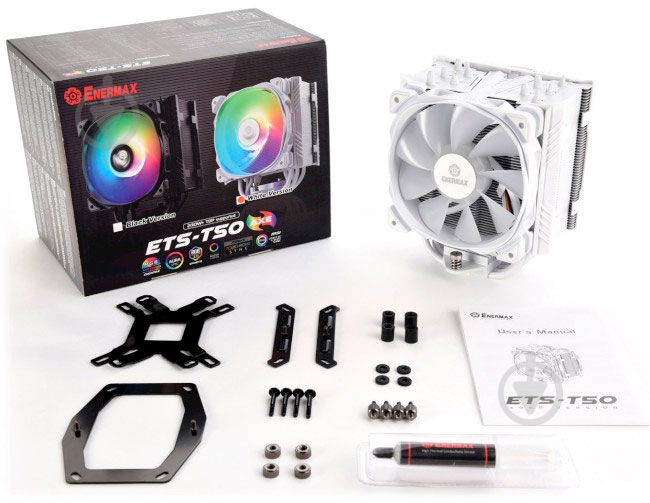 Процессорный кулер Enermax ETS-T50 Axe ARGB (ETS-T50A-W-ARGB) - фото 5