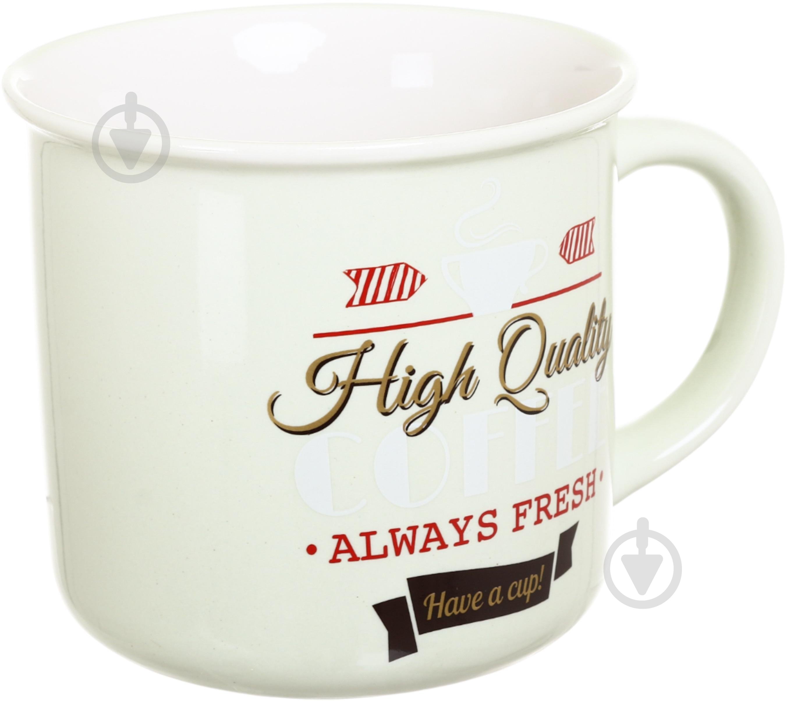 Чашка Fiora Vintage white 355 мл - фото 1