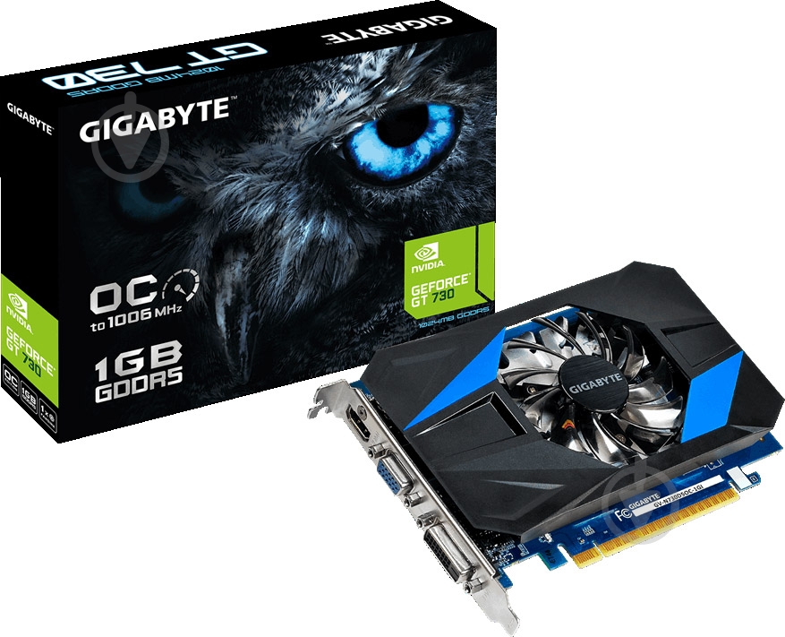 Видеокарта Gigabyte GeForce GT 730 1GB GDDR5 64bit (GV-N730D5OC-1GI) - фото 6