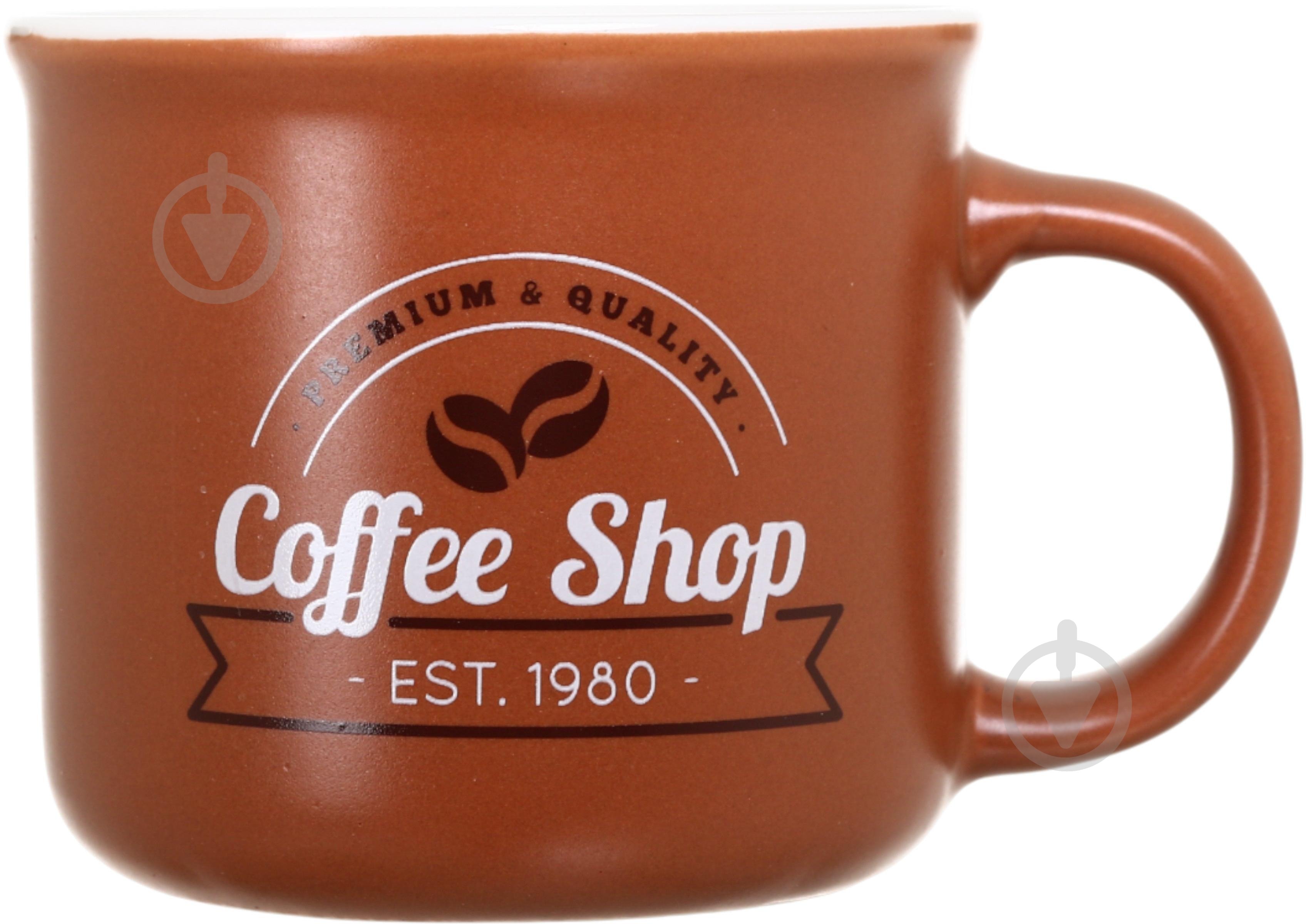 Чашка Fiora Coffee Shop brown 100 мл - фото 3