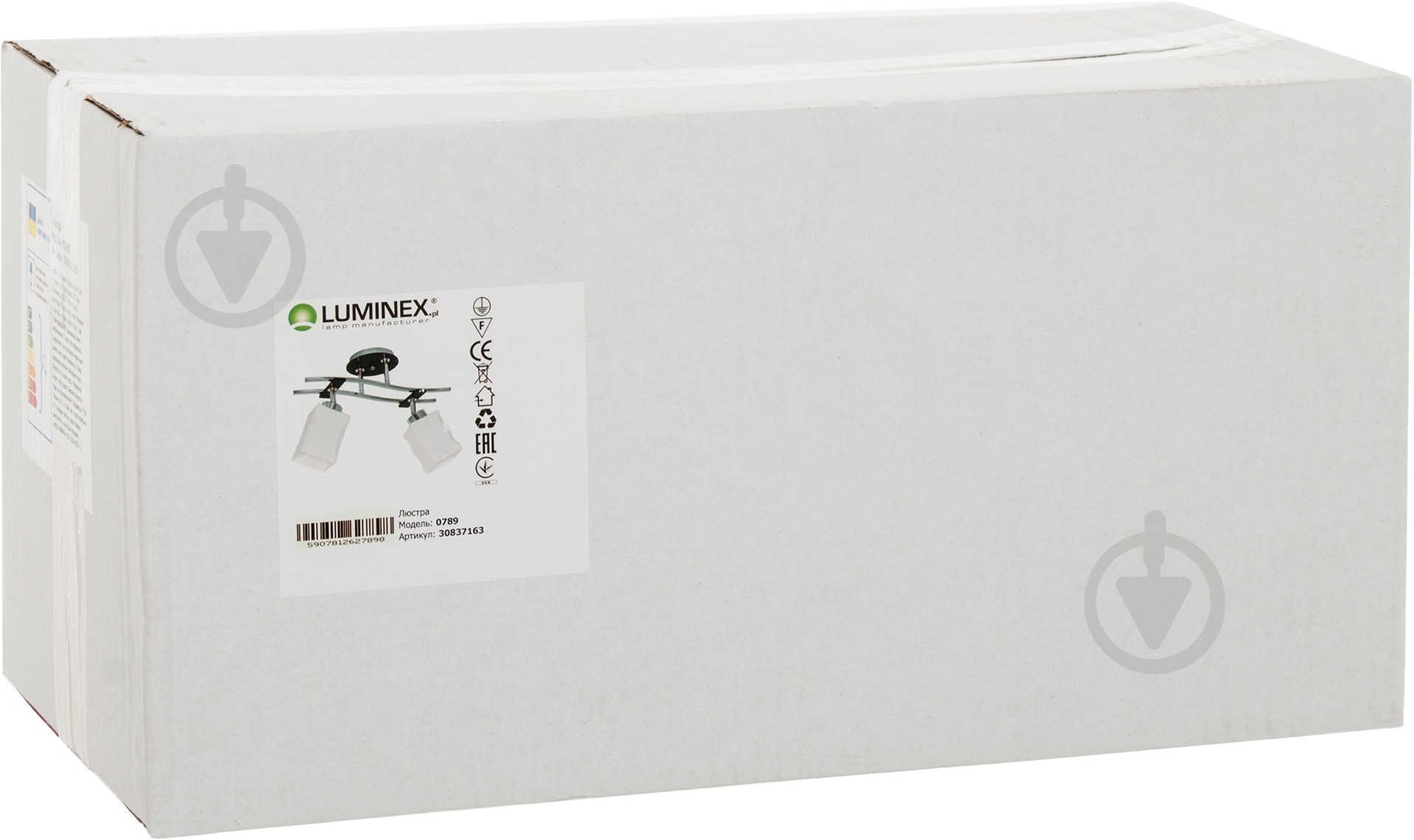 Люстра потолочная Luminex Derby 2xE27 хром 0789 - фото 2 Люстра потолочная Luminex Derby 2xE27 хром 0789 - фото 2