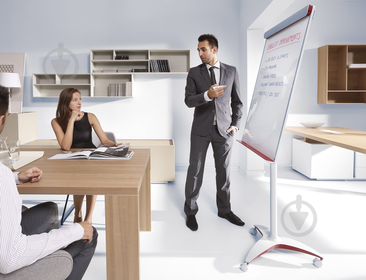 Магнітно-маркерний фліпчарт 2х3 100х70 см Red TF17 - фото 4 Магнітно-маркерний фліпчарт 2х3 100х70 см Red TF17 - фото 4