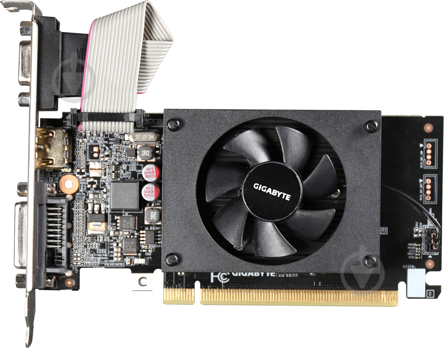 Видеокарта Gigabyte GeForce GT 710 2GB GDDR3 64bit (GV-N710D3-2GL) - фото 1 Видеокарта Gigabyte GeForce GT 710 2GB GDDR3 64bit (GV-N710D3-2GL) - фото 1