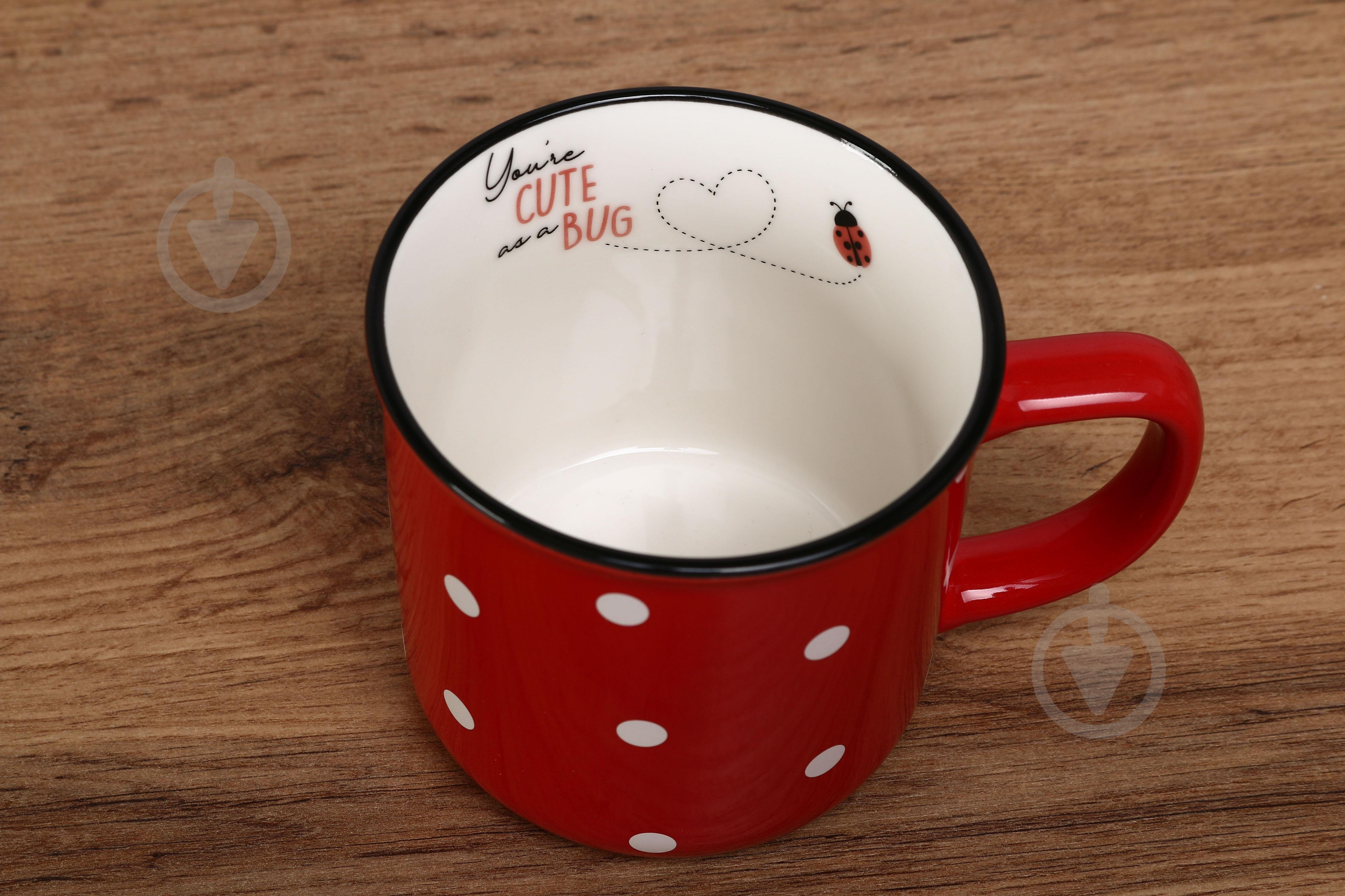 Чашка Fiora Ladybug Red 330 мл - фото 8 Чашка Fiora Ladybug Red 330 мл - фото 8