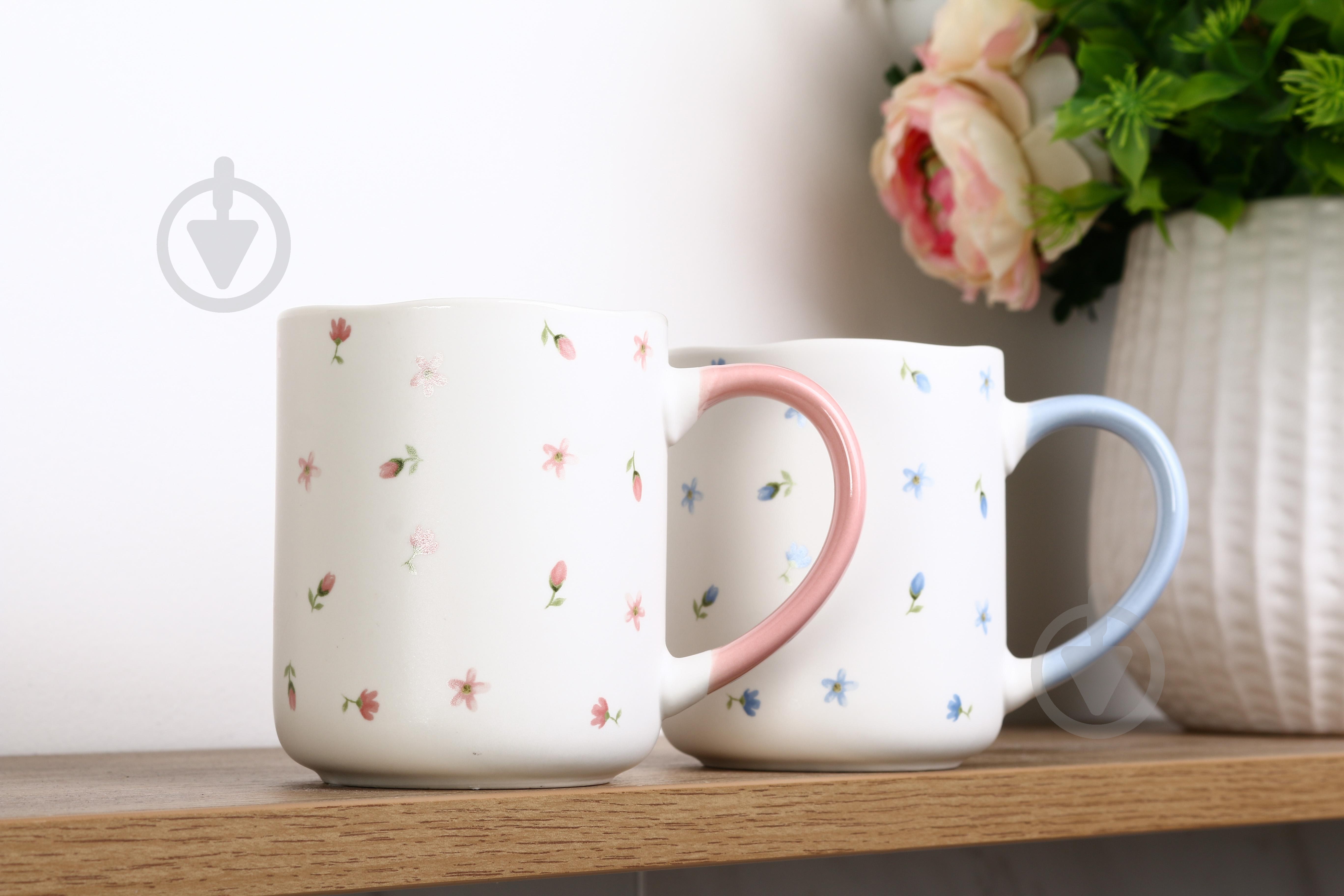 Чашка Fiora Floral Breeze Pink 385 мл - фото 5