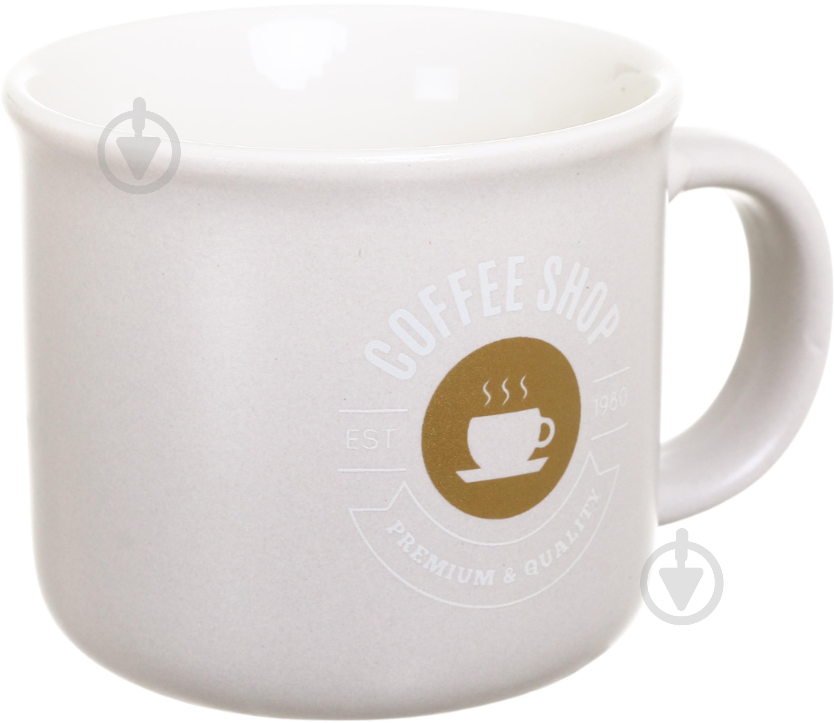 Чашка Fiora Coffee Shop white 100 мл - фото 1