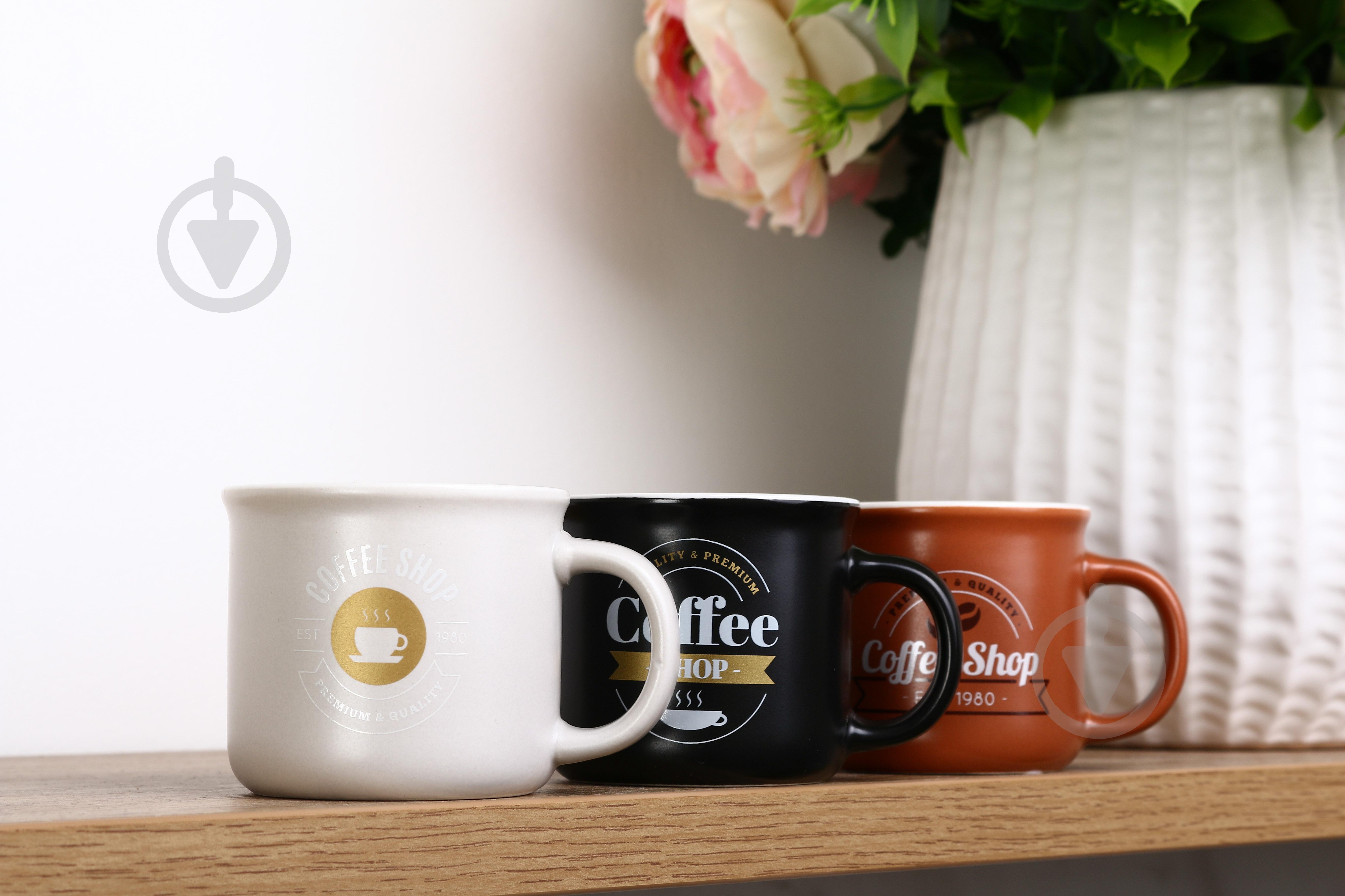 Чашка Fiora Coffee Shop white 100 мл - фото 4