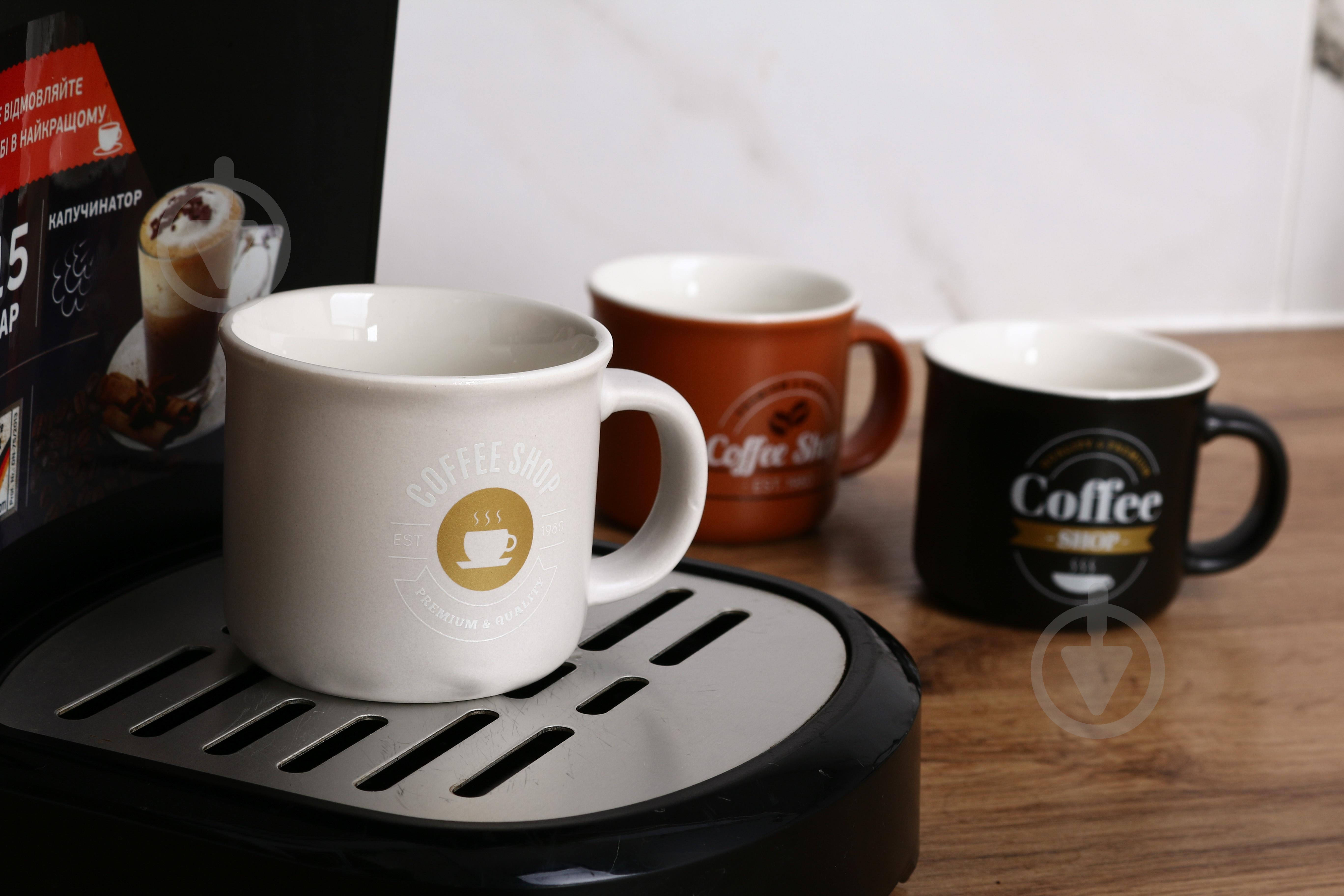 Чашка Fiora Coffee Shop white 100 мл - фото 7