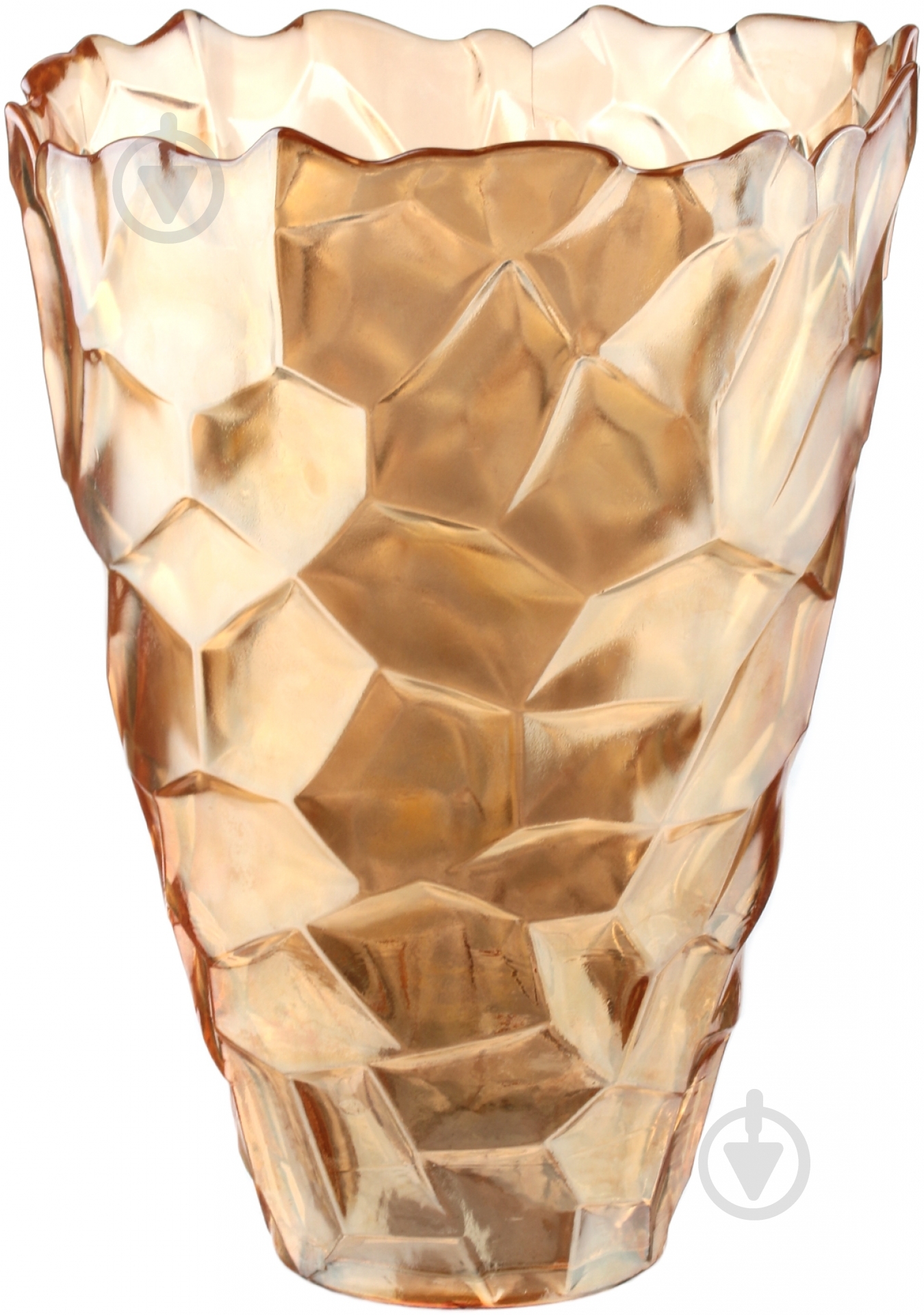 Ваза Stone 12330-AMBER 30 см 12330-AMBER LUSTER - фото 1