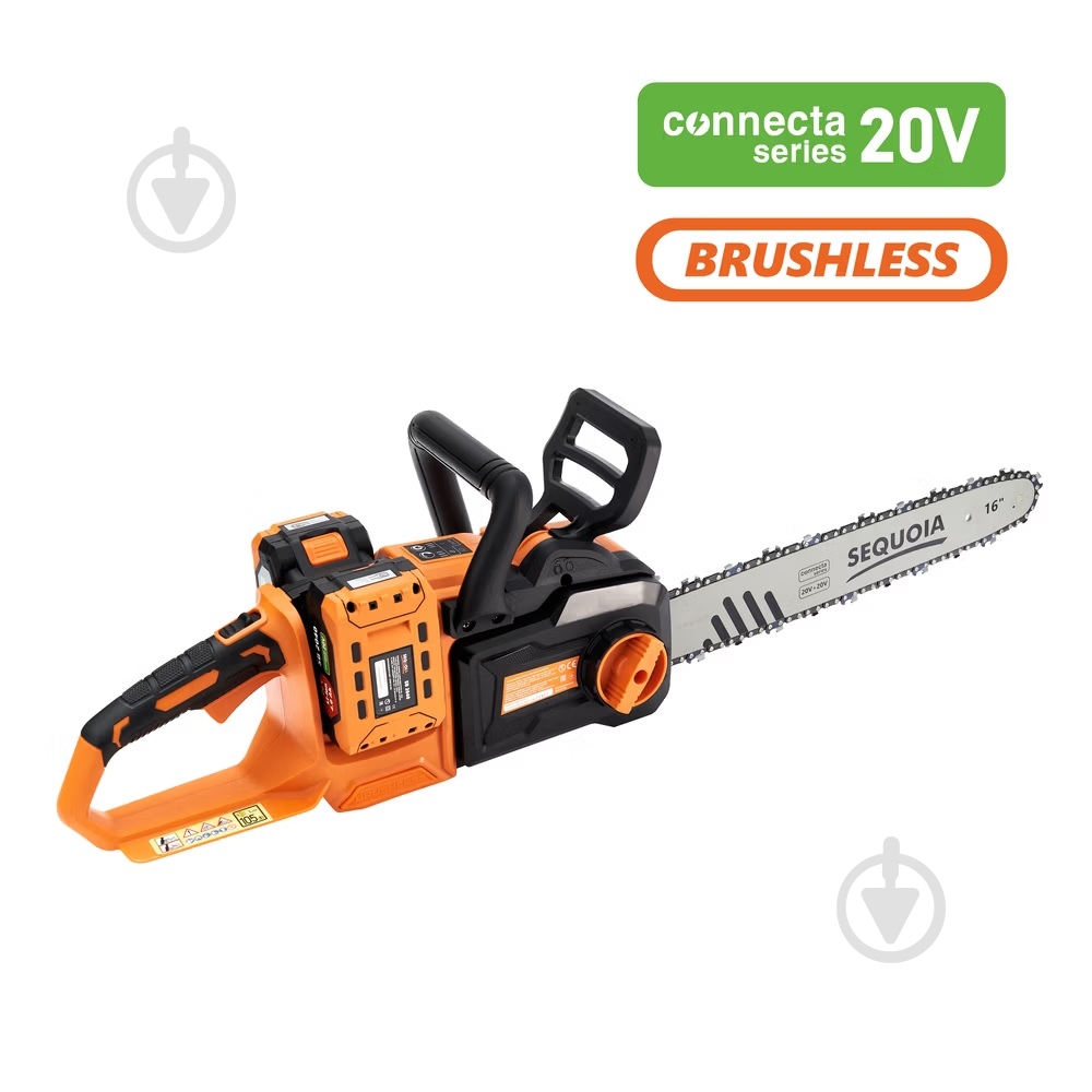 Аккумуляторная пила цепная SEQUOIA SBC4016BS-E2W - фото 1 Аккумуляторная пила цепная SEQUOIA SBC4016BS-E2W - фото 1