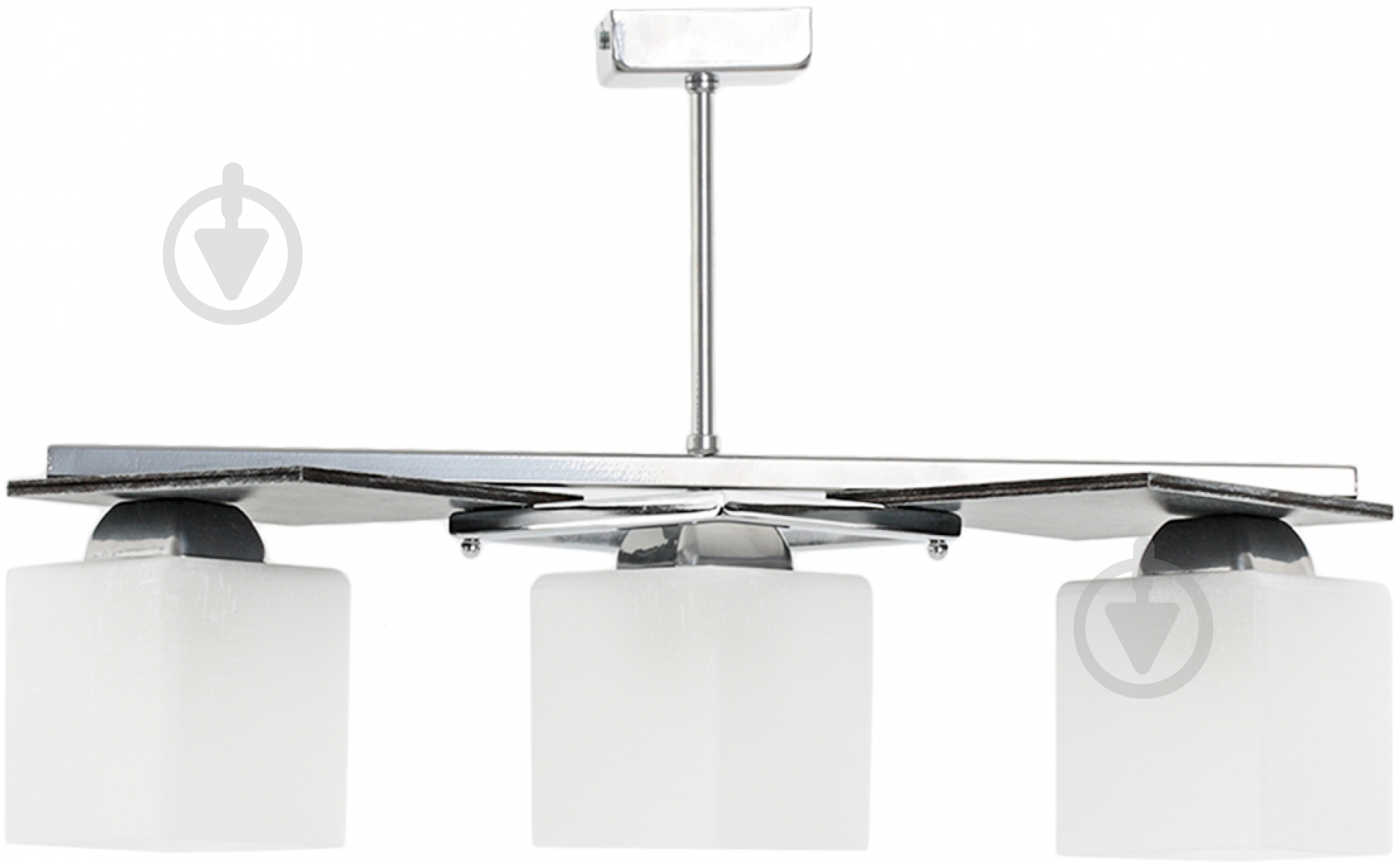 Люстра потолочная Luminex Ross 3xE27 хром 6324 - фото 1