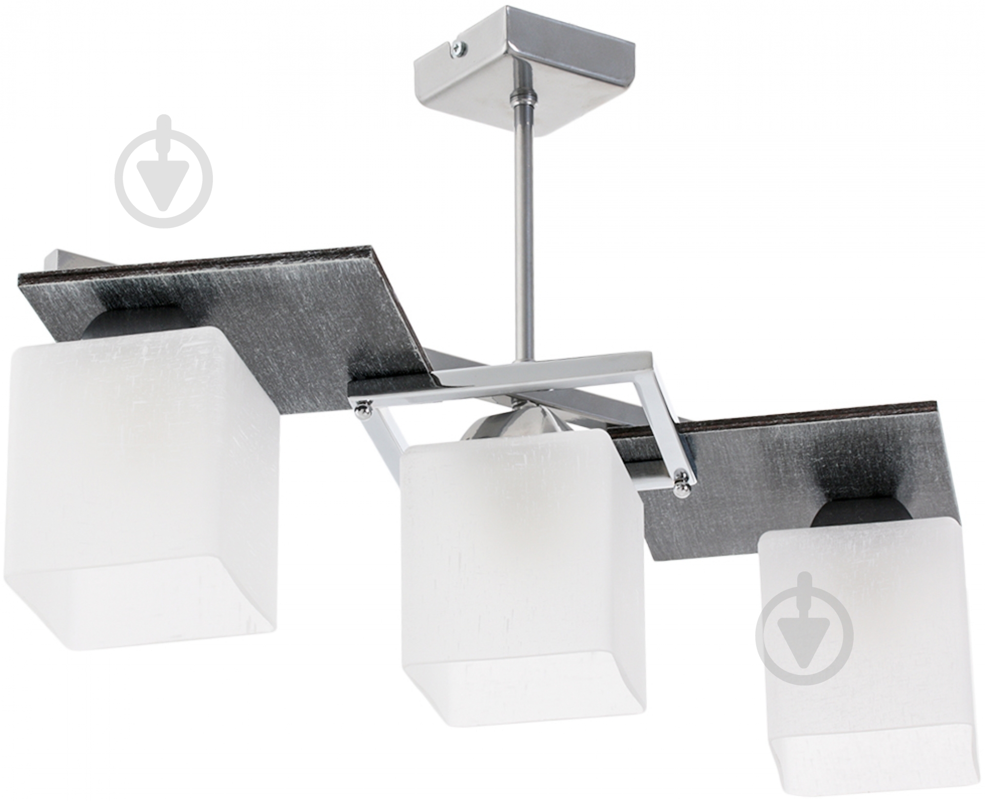 Люстра потолочная Luminex Ross 3xE27 хром 6324 - фото 2