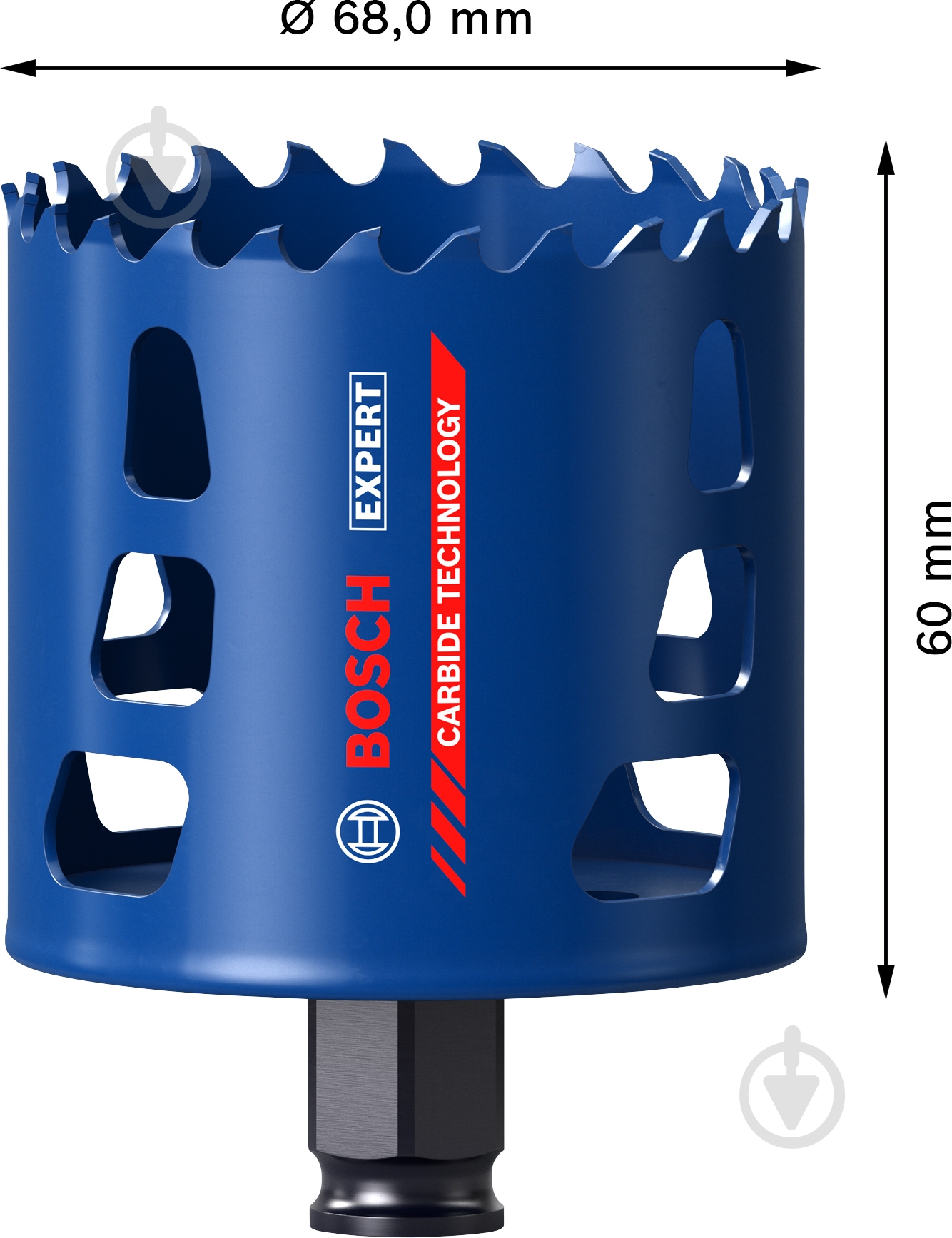 Коронка Bosch Expert Tough Material 68 мм 2608900433 - фото 2
