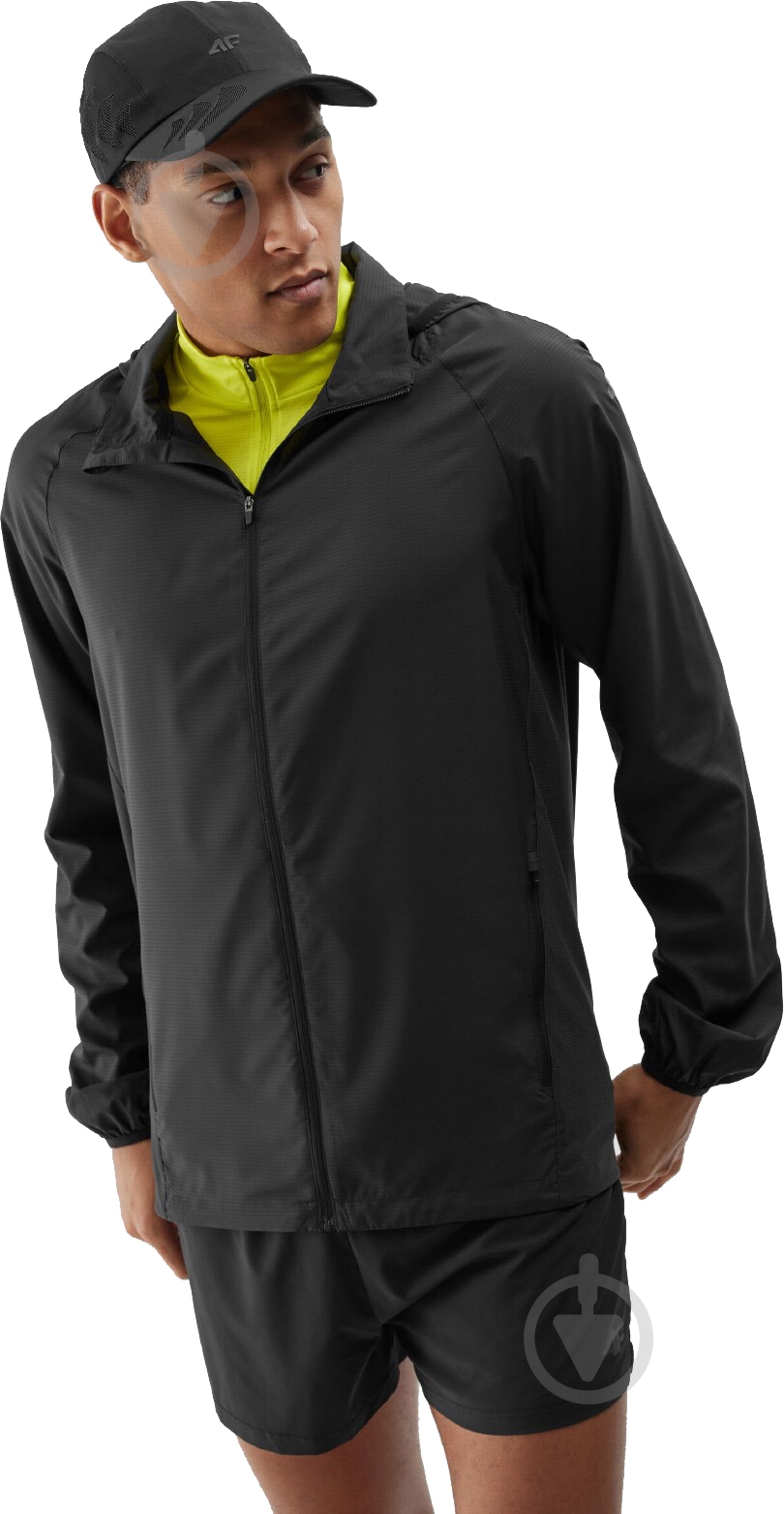 Куртка мужская 4F 4FWSS24TTJAM433-20S р.S черная - фото 2 Куртка мужская 4F 4FWSS24TTJAM433-20S р.S черная - фото 2