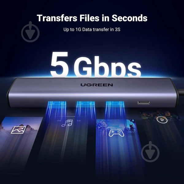 Док-станция UGREEN CM475 silver (60554) - фото 5