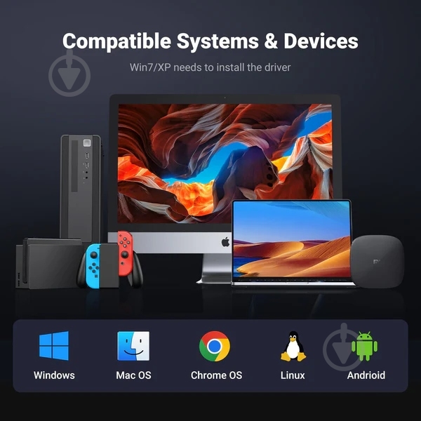 Док-станция UGREEN CM475 silver (60554) - фото 7