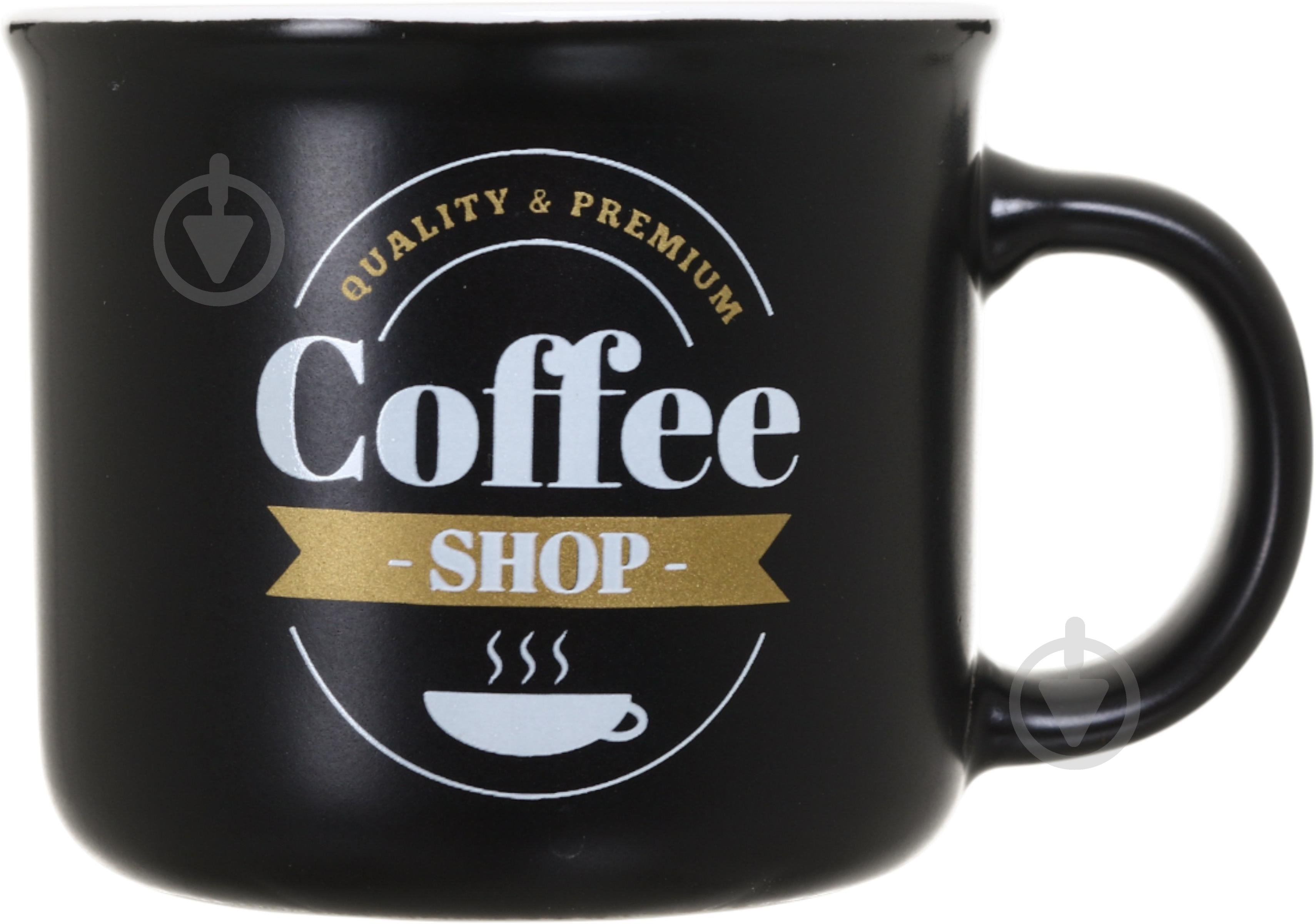 Чашка Fiora Coffee Shop black 100 мл - фото 3