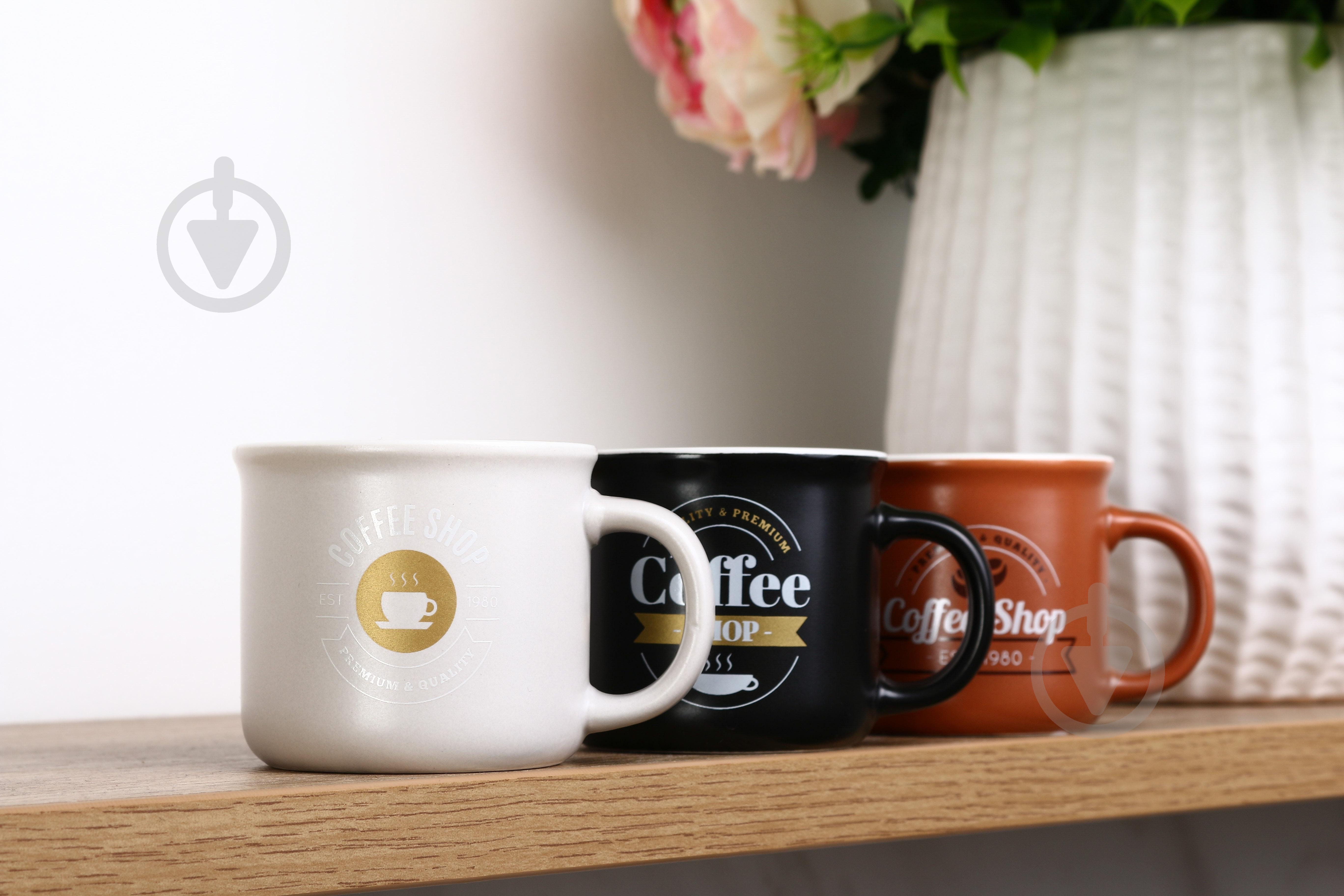 Чашка Fiora Coffee Shop black 100 мл - фото 4