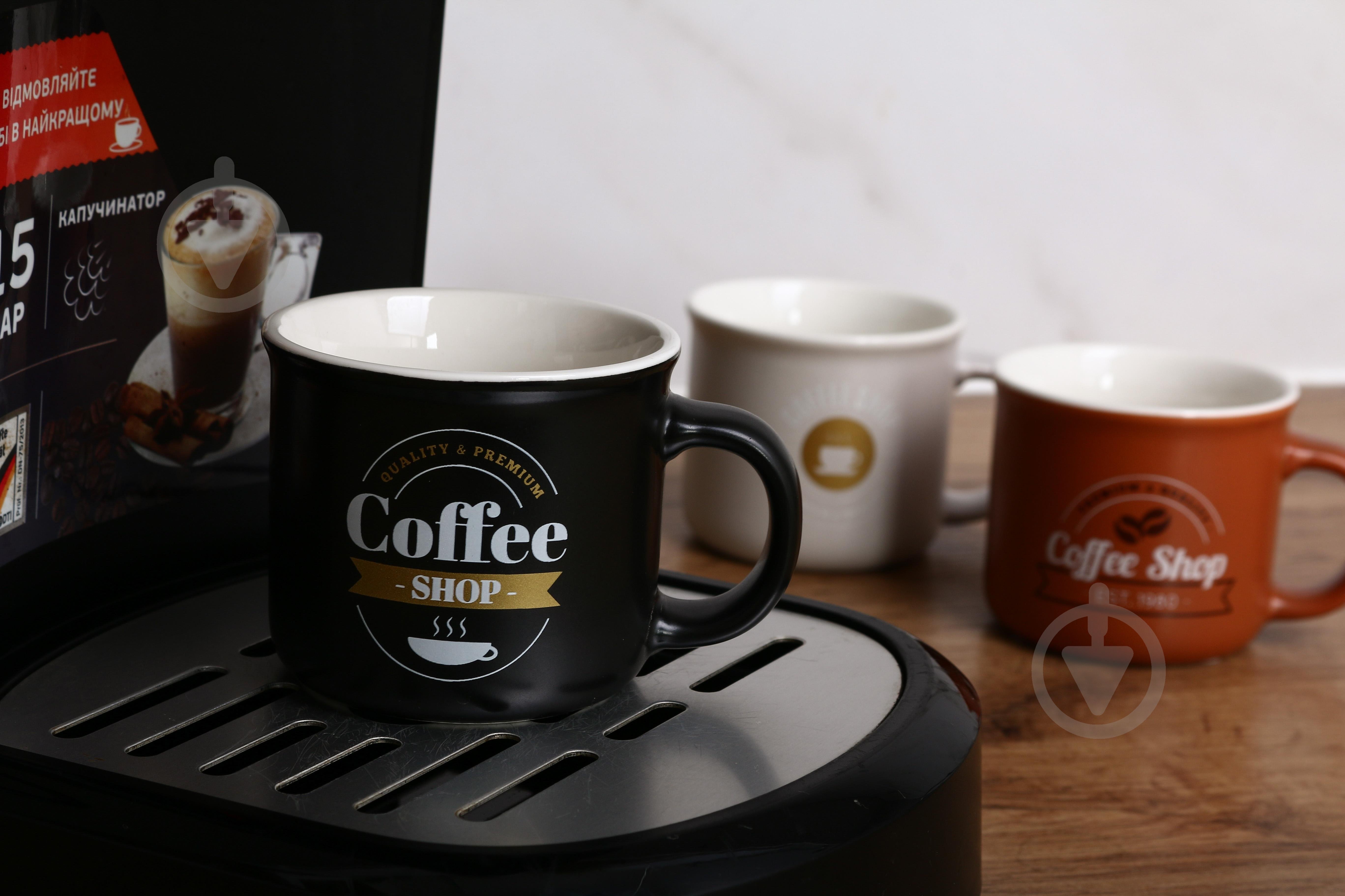 Чашка Fiora Coffee Shop black 100 мл - фото 7